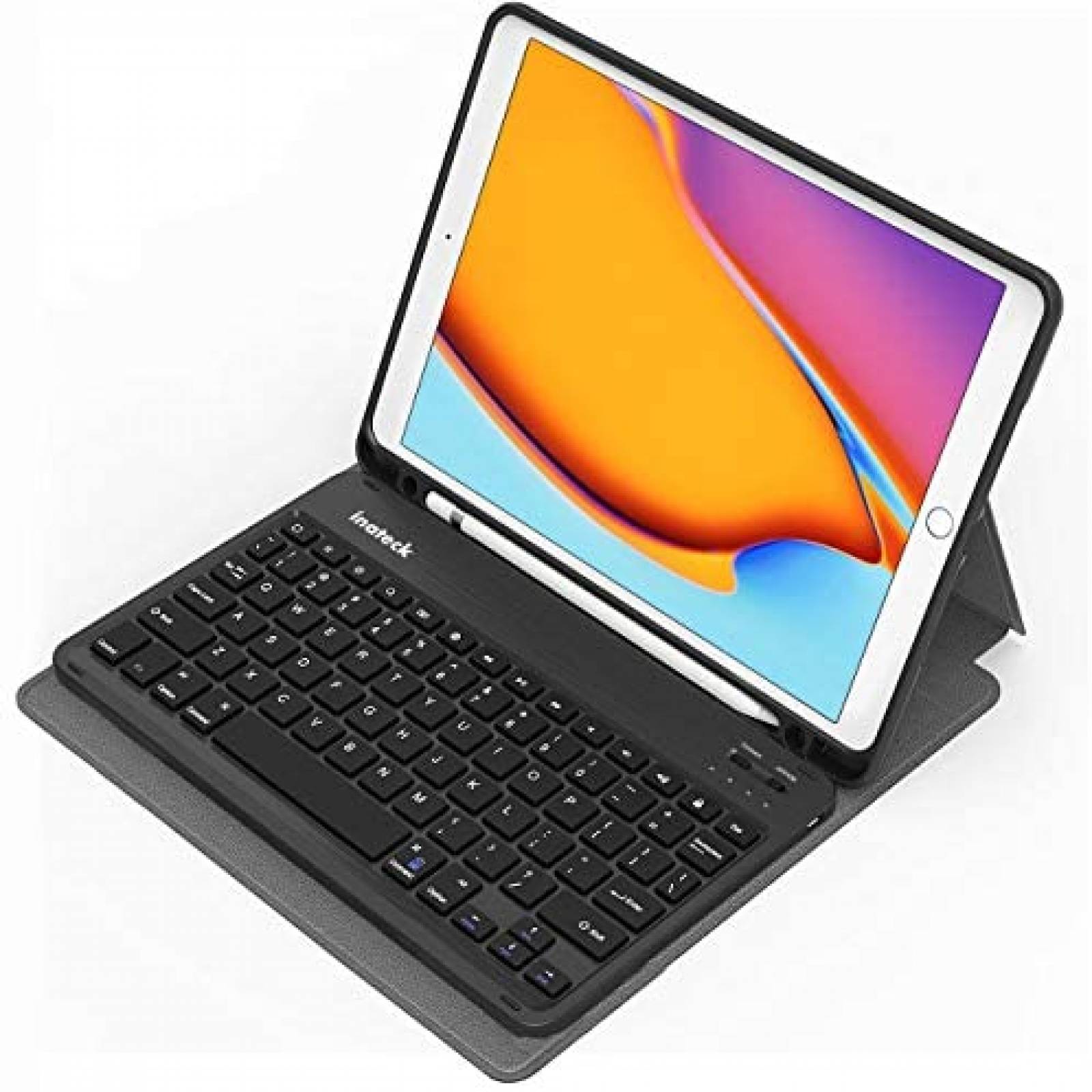 Funda Inateck Compatible Para Apple iPad 10.2'' Con Teclado