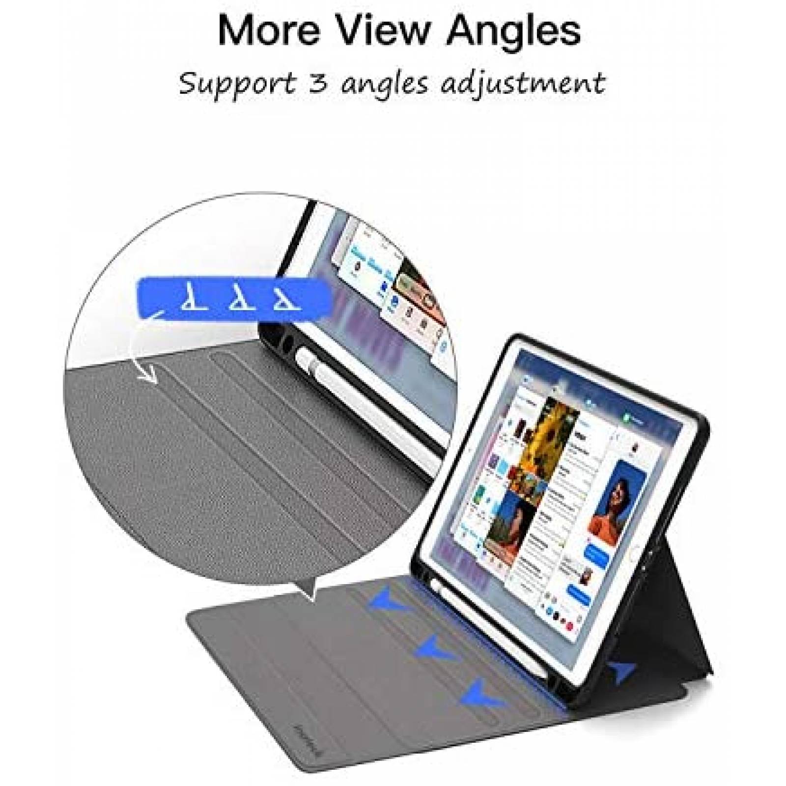 Funda Inateck Compatible Para Apple iPad 10.2'' Con Teclado