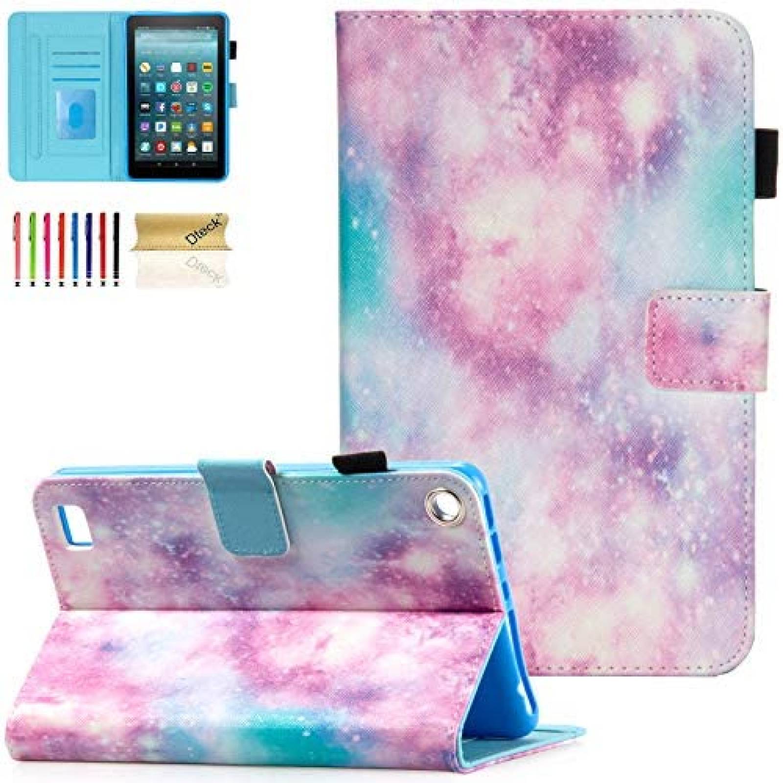 Funda para Tablet Dteck Galaxy 7'' Cuero PU para Fire 7