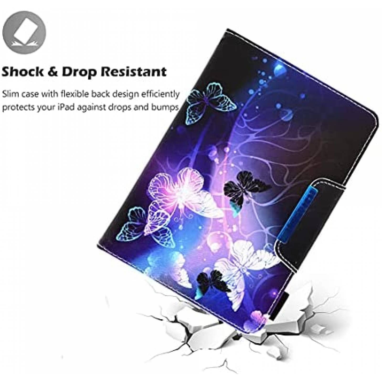 Funda Nannxiebky para Tablet de 9,5 a 10,5'' -Morado