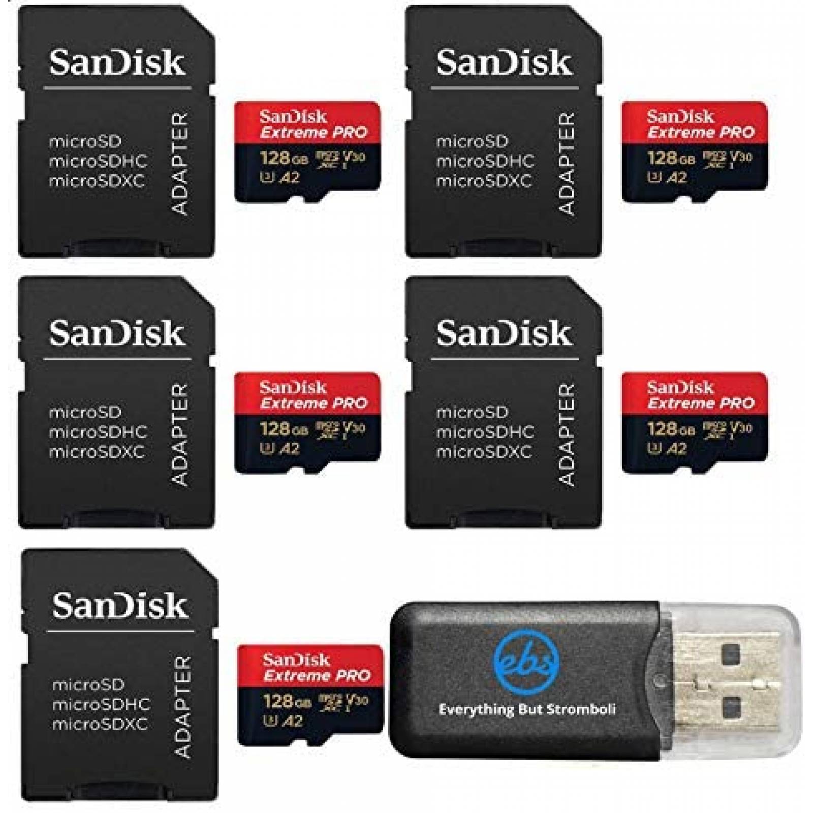 Tarjeta de Memoria SD SanDisk Micro SDXC 128GB -Negro