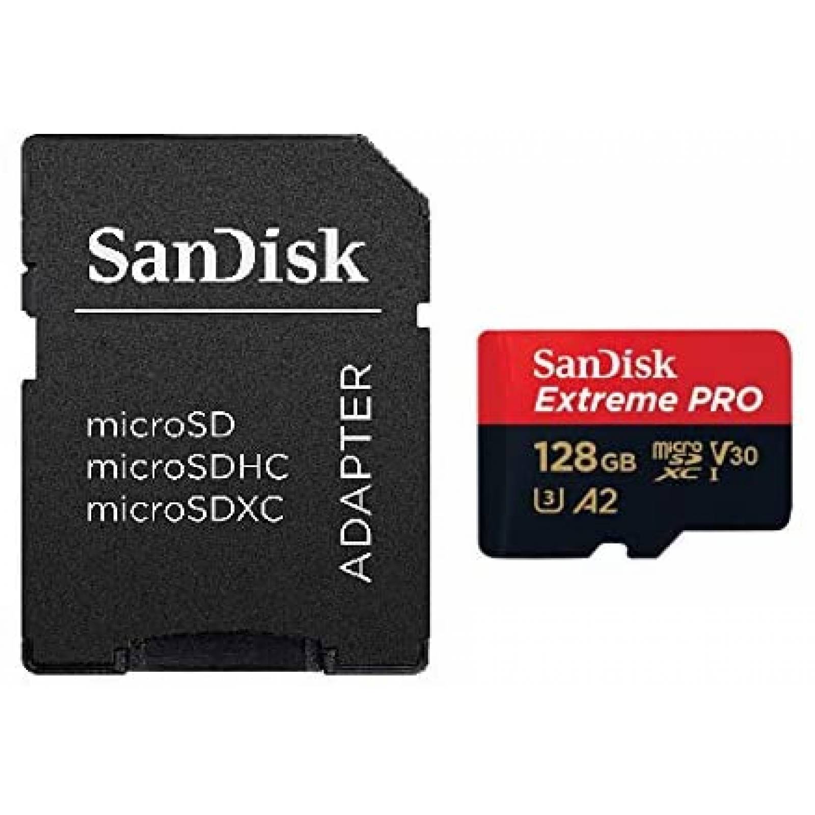 Tarjeta de Memoria SD SanDisk Micro SDXC 128GB -Negro