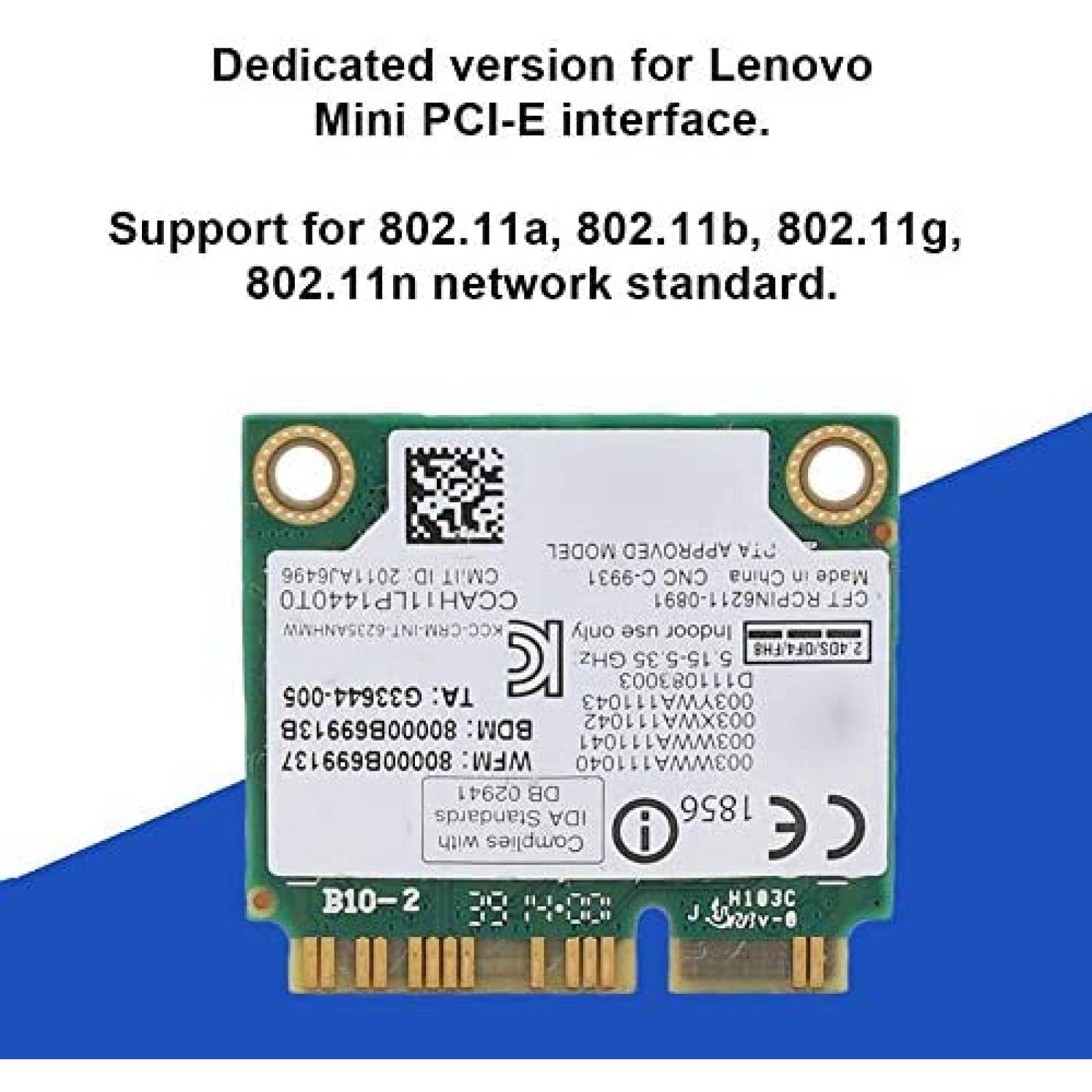 Tarjeta Red De Banda Wendry Inalambrica Bluetooth 4.0 -Verde