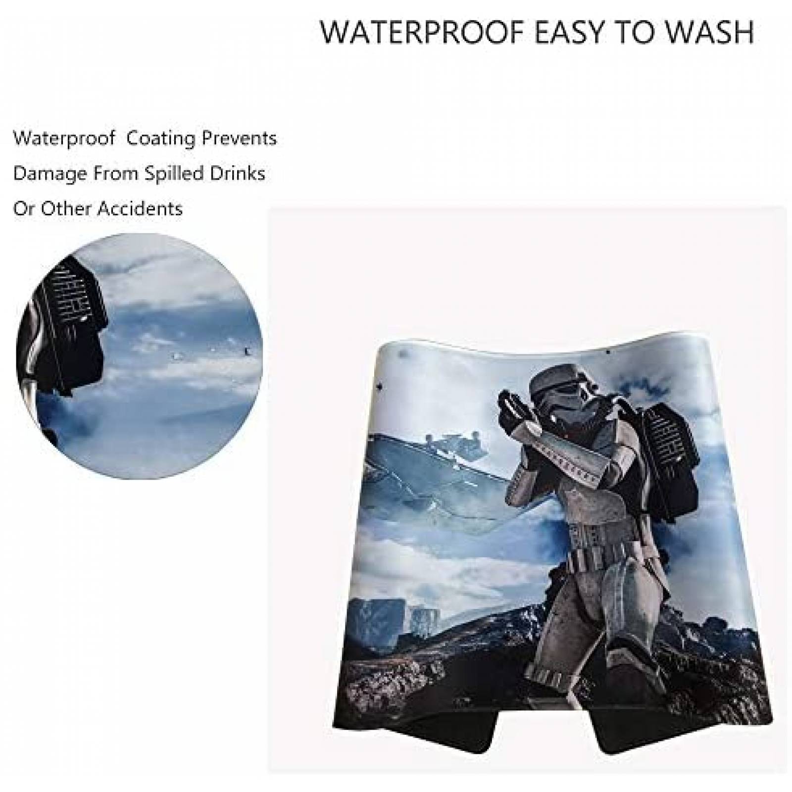 Almohadilla de Escritorio Beymemat 35.4''x15.7'' Star Wars