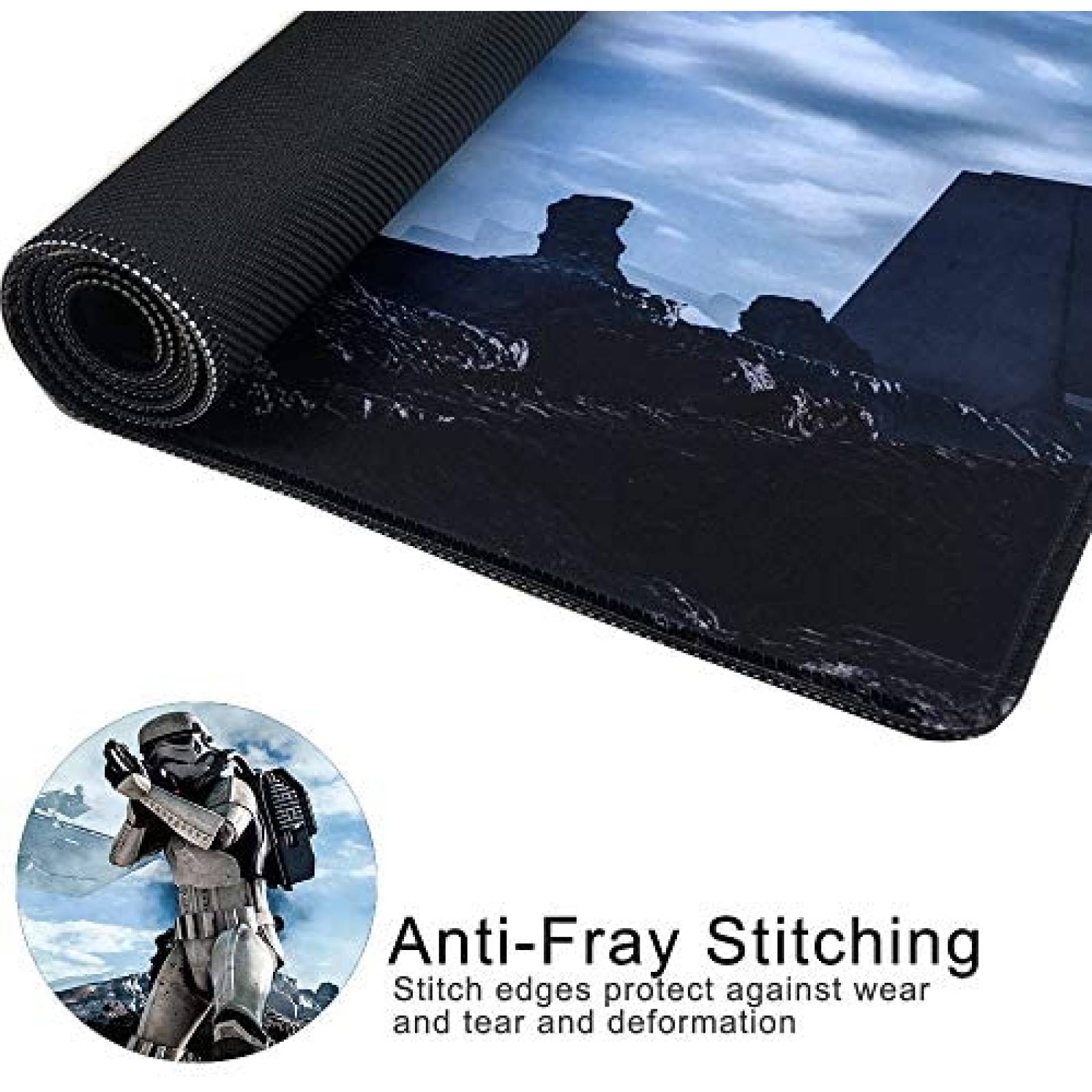 Almohadilla de Escritorio Beymemat 35.4''x15.7'' Star Wars