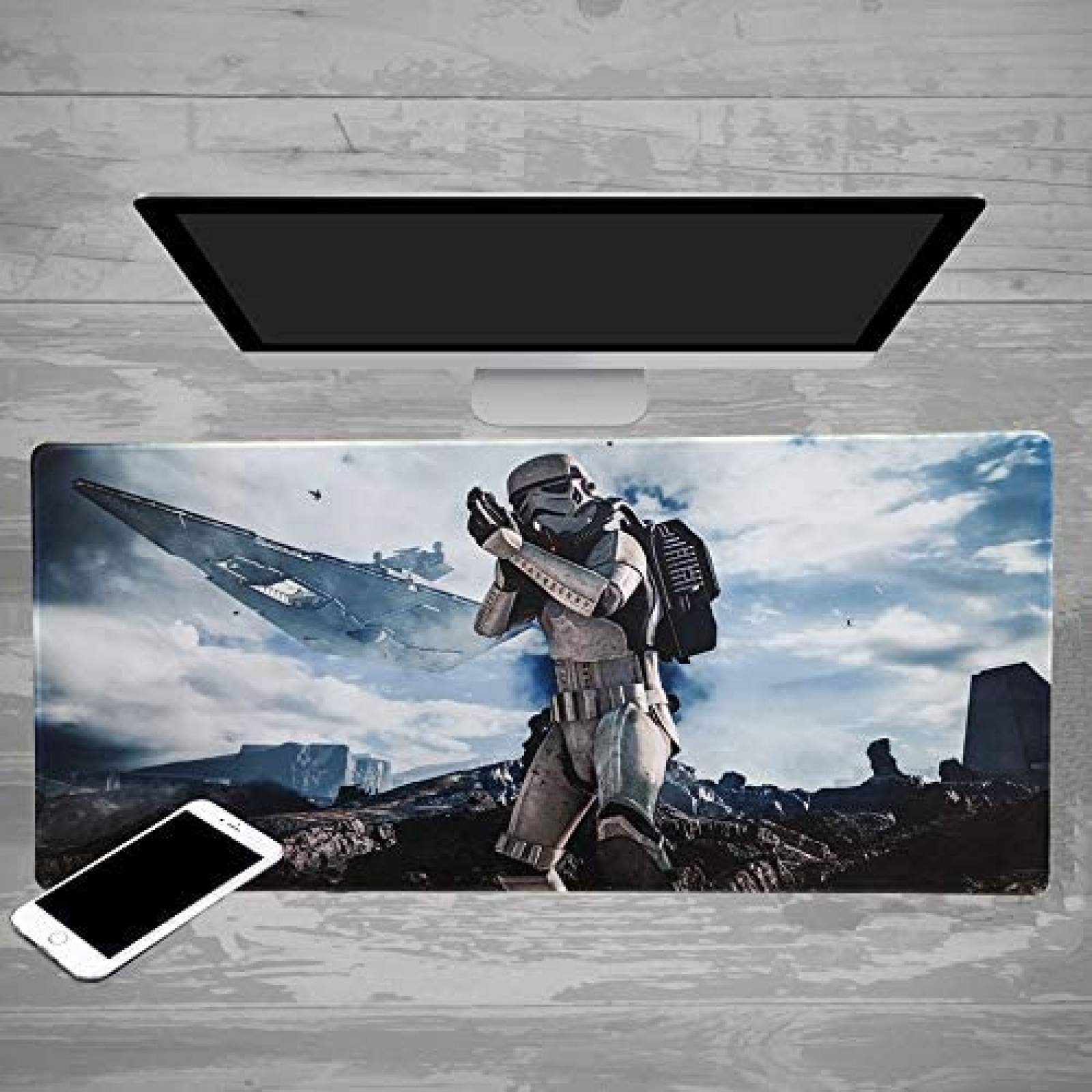 Almohadilla de Escritorio Beymemat 35.4''x15.7'' Star Wars