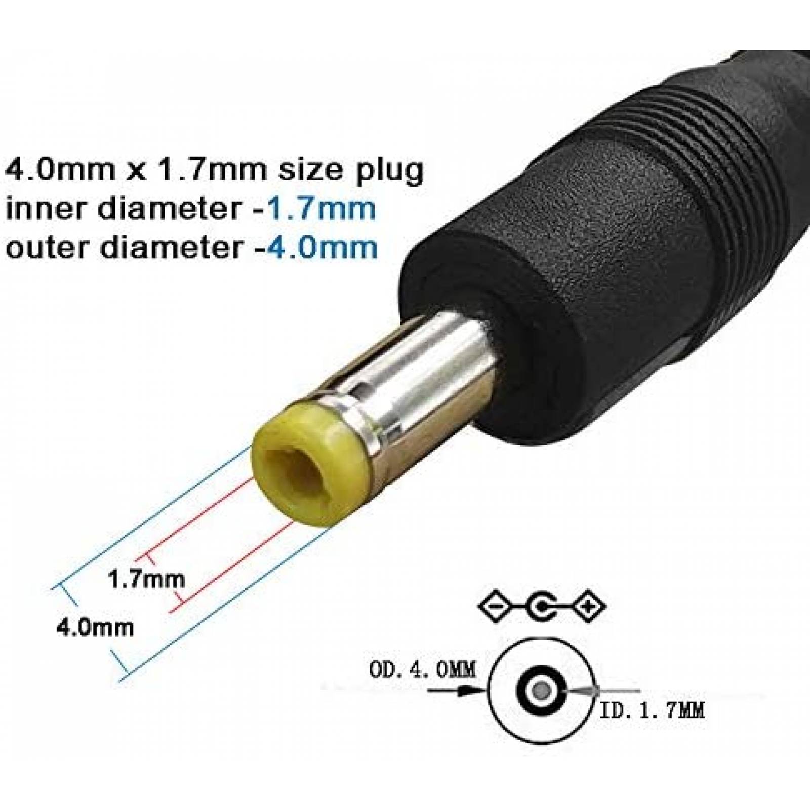 Cable de alimentacion de conector de barril SIOCEN