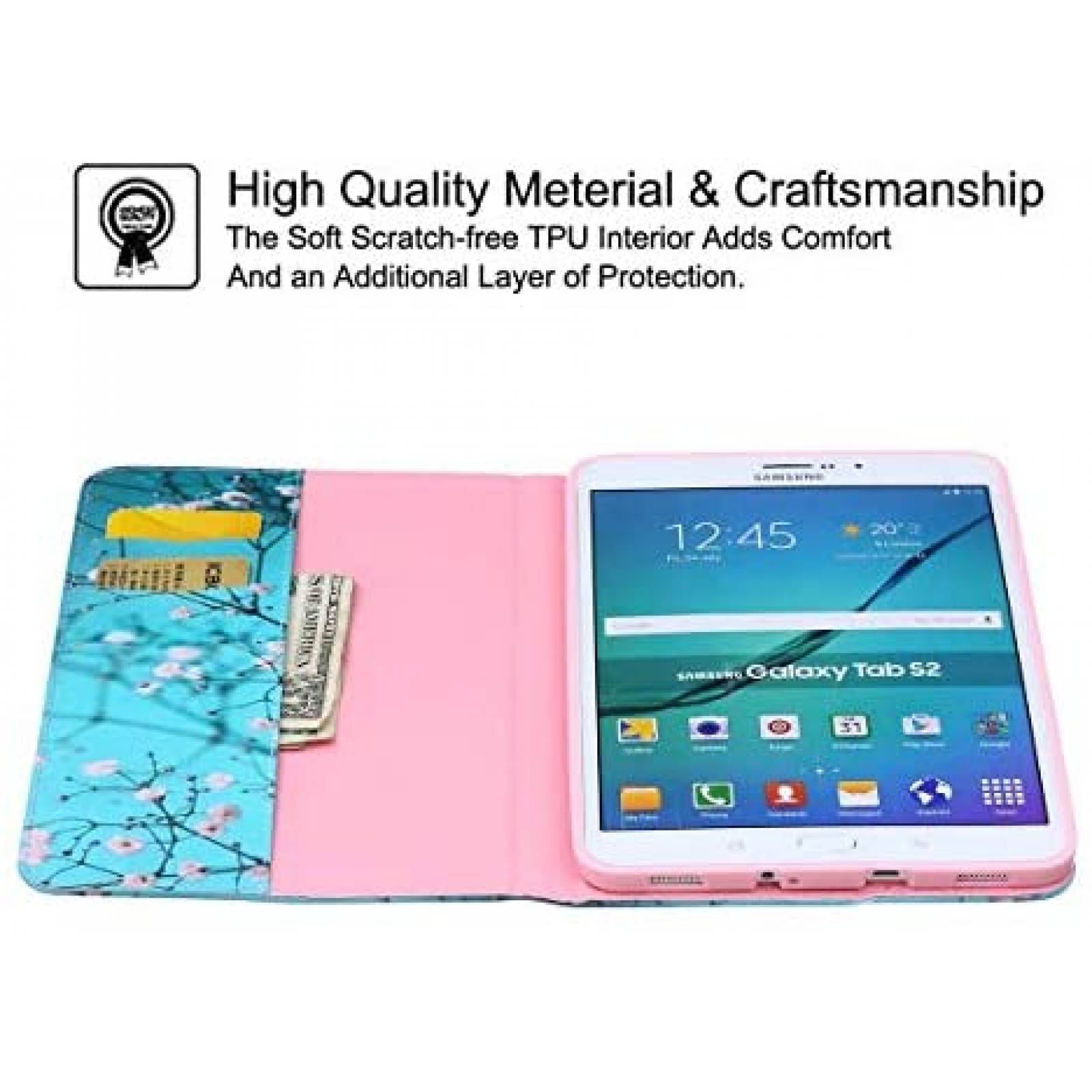 Funda NewShine para Samsung Galaxy Tab S2 9.7'' -Azul
