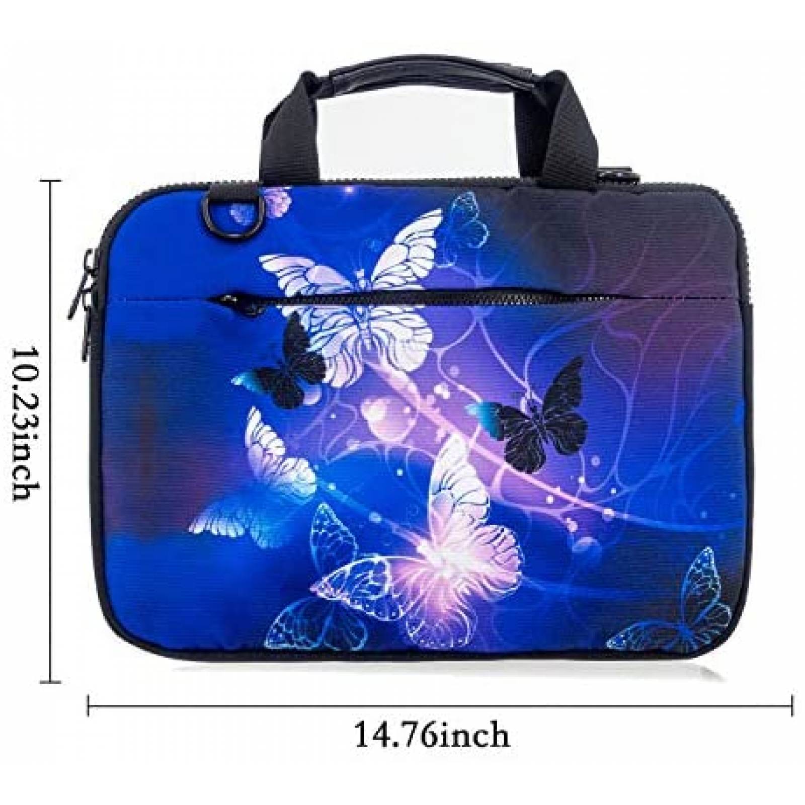 Maletin RICHEN para Laptop de 11.6 a 13'' Mariposa -Morado