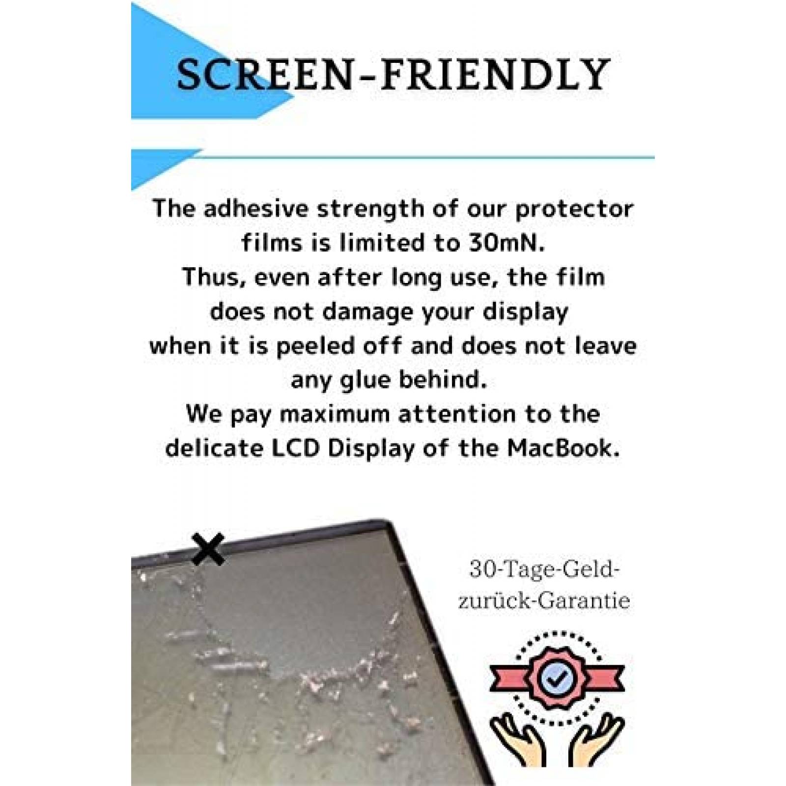 Protector Pantalla Agrado MacBook Air 13" filtro luz azul