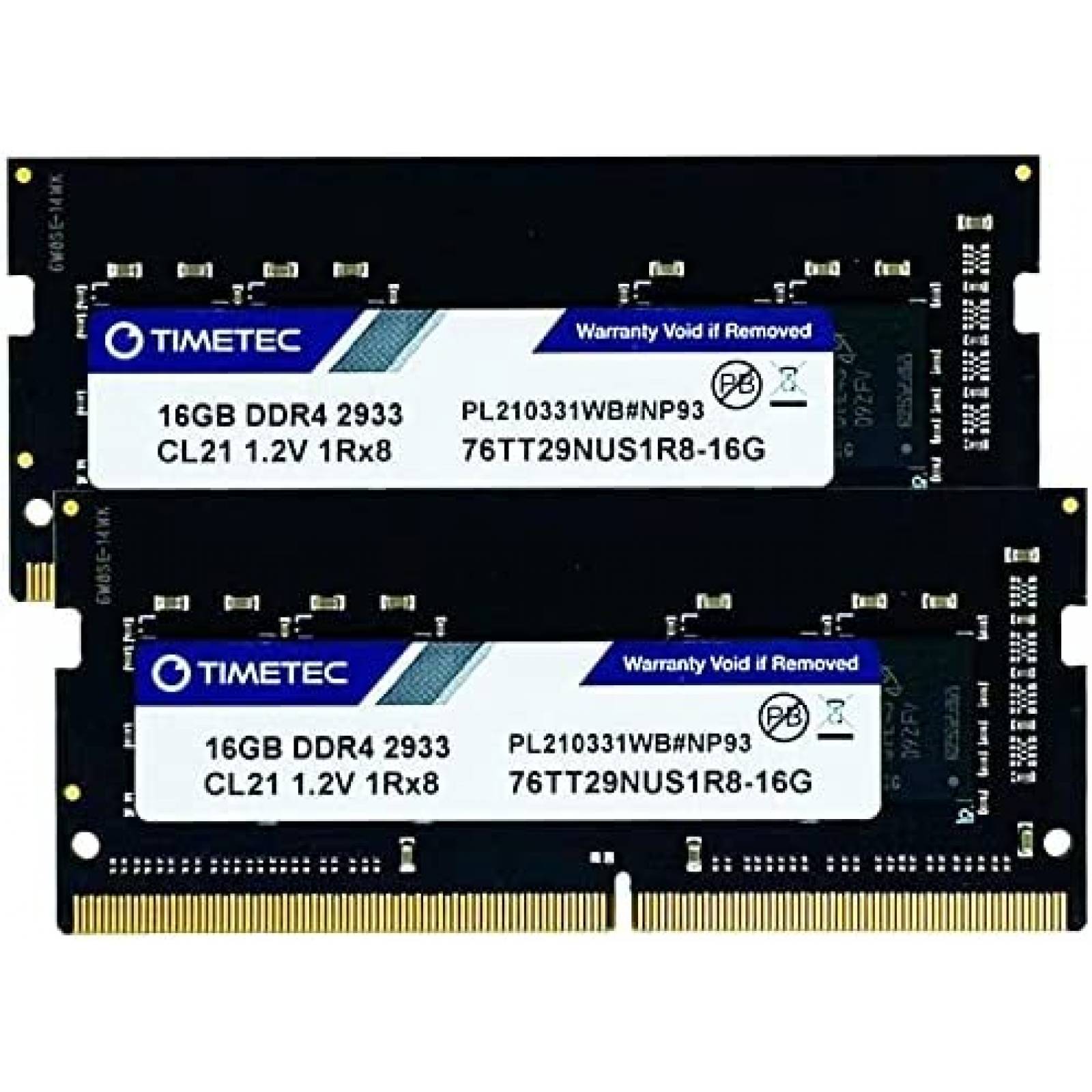 Memoria RAM Timetec 2 x 16 GB DDR4 2933 MHz PC4-23400