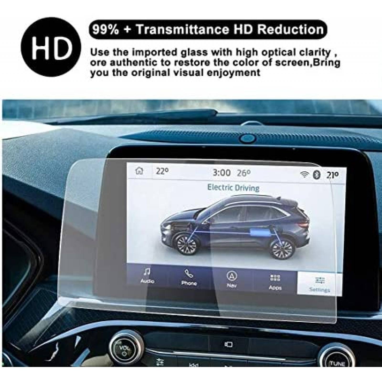 Protector de pantalla NA para Ford Escape SYNC 3 2020 8"