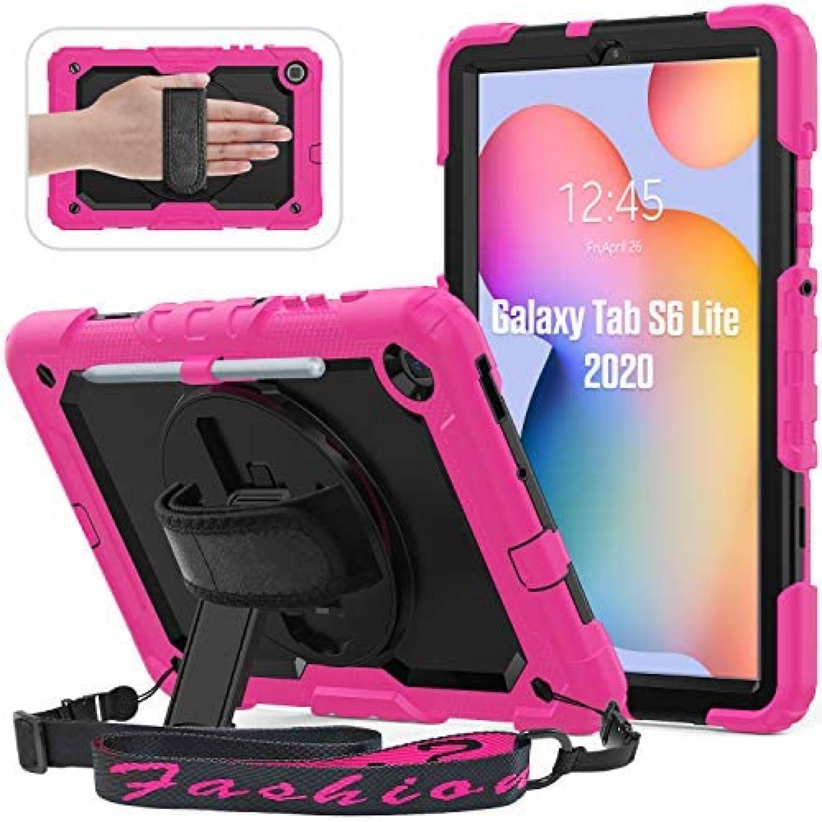 Funda HXCASEAC para Samsung Galaxy Tab S6 Lite 10.4" -Rosa