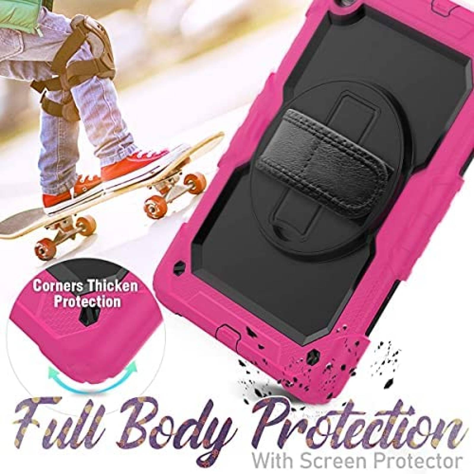 Funda HXCASEAC para Samsung Galaxy Tab S6 Lite 10.4" -Rosa