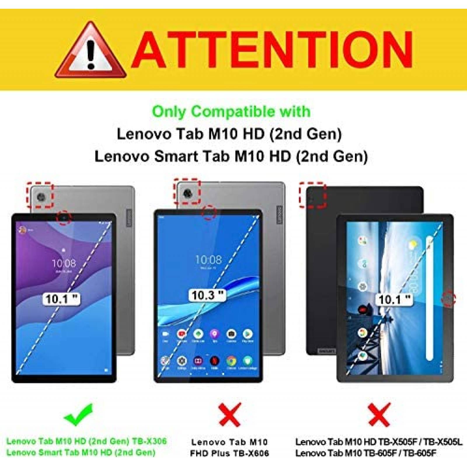 Funda APOLL TB-X306X para Lenovo Tab M10 HD 10.1'' -Azul