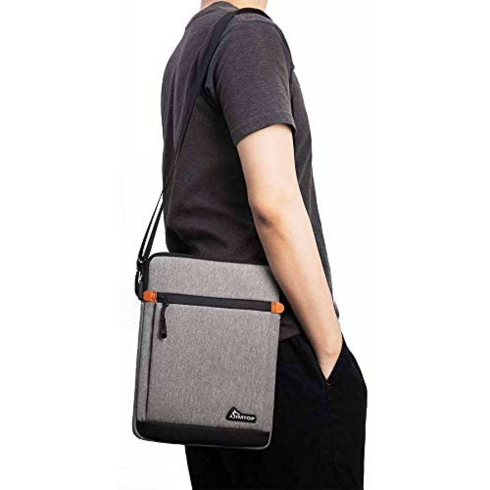 Mochila para Tablet SIMTOP de 12.9'' con Estraple -Gris