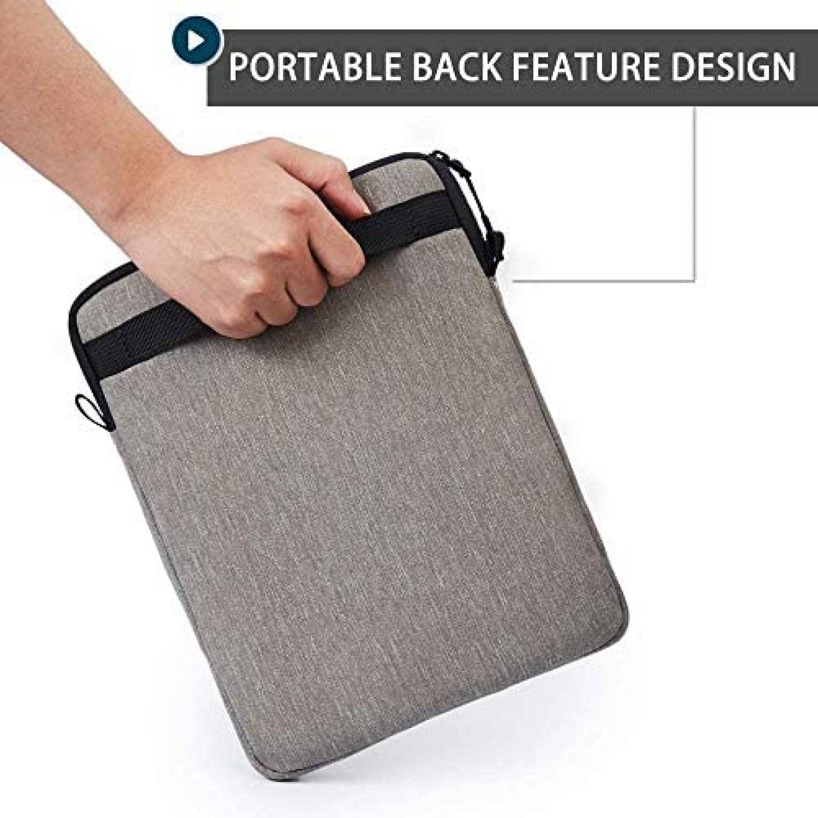 Mochila para Tablet SIMTOP de 12.9'' con Estraple -Gris