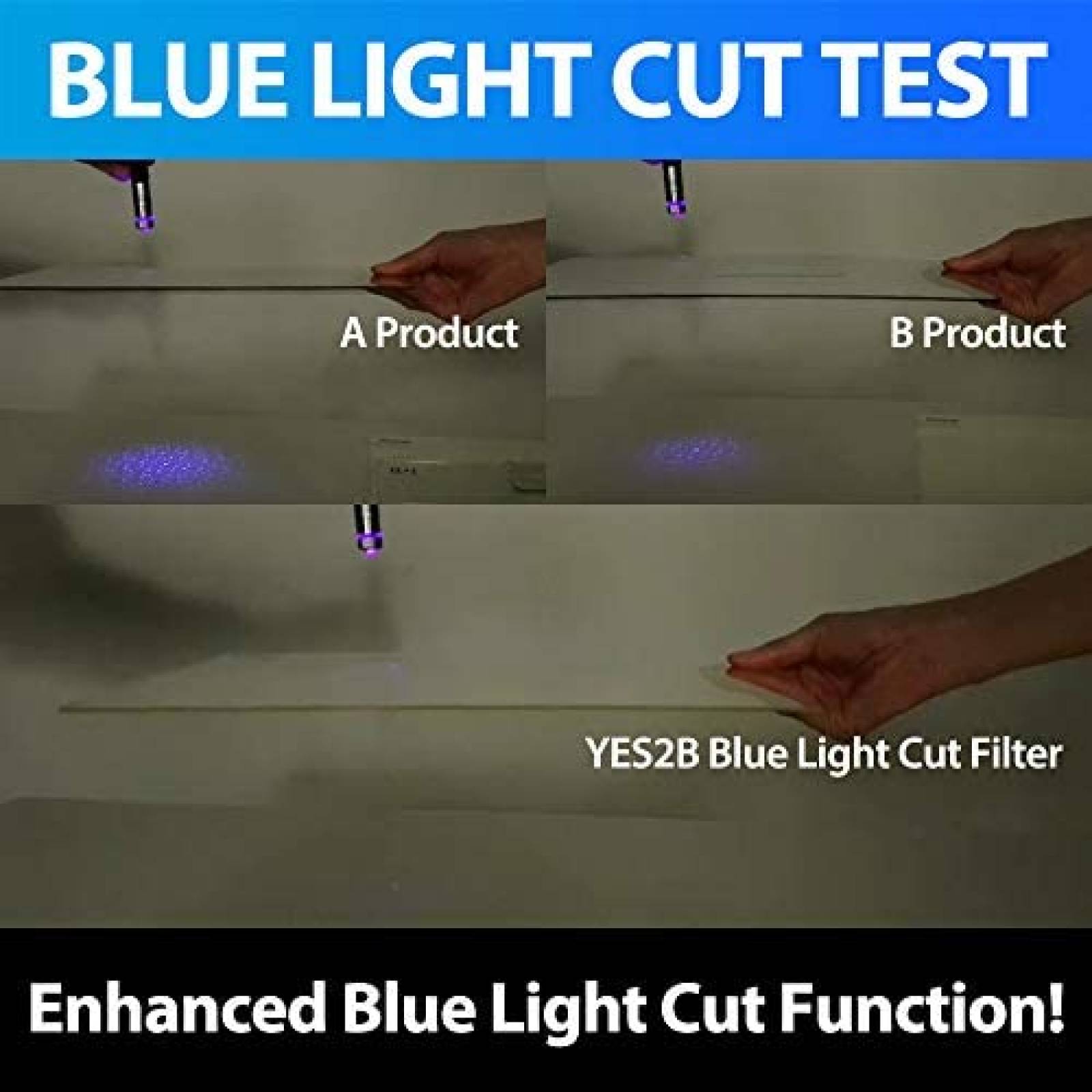 Protector de pantalla para PC YES2B bloqueo de luz azul 22"