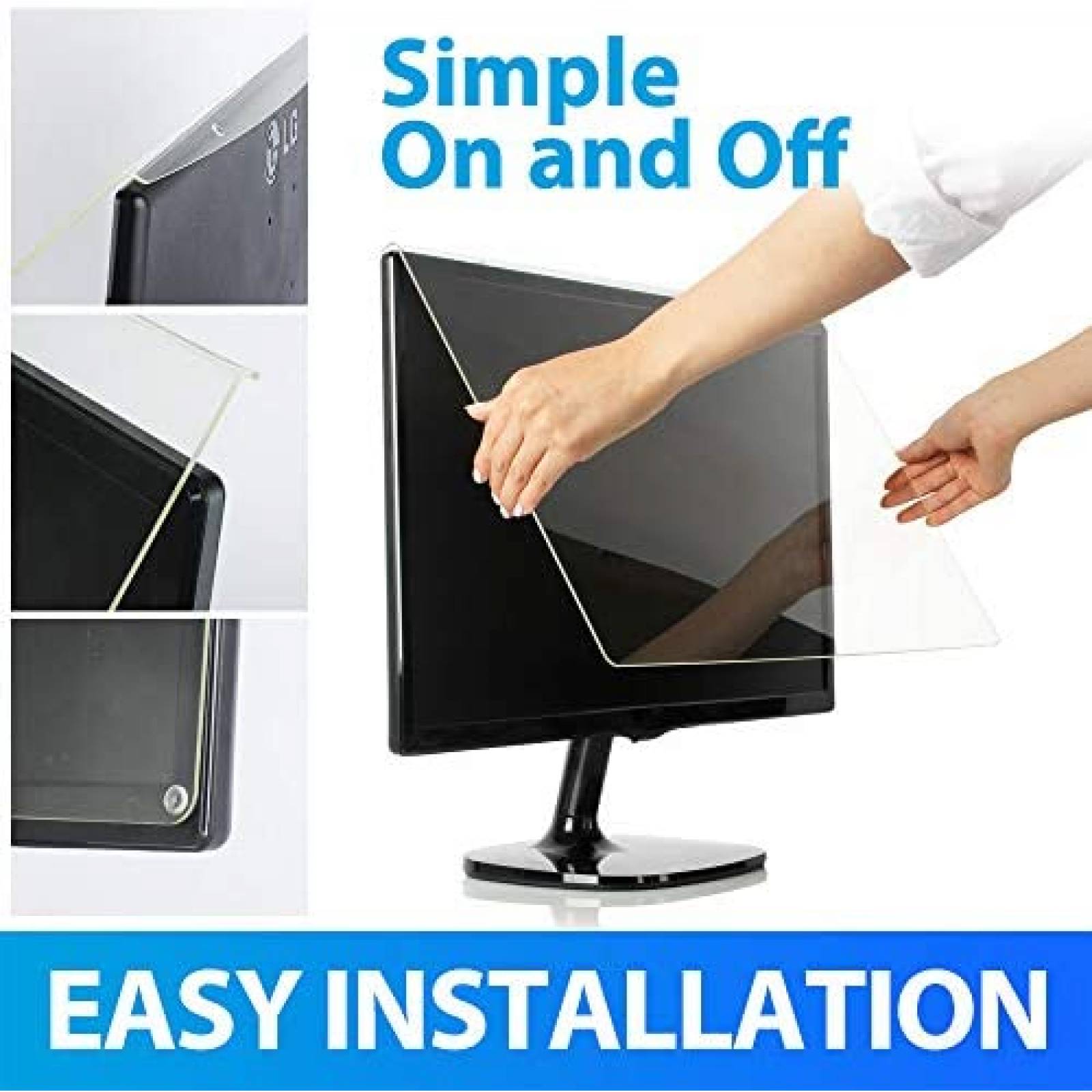 Protector de pantalla para PC YES2B bloqueo de luz azul 22"