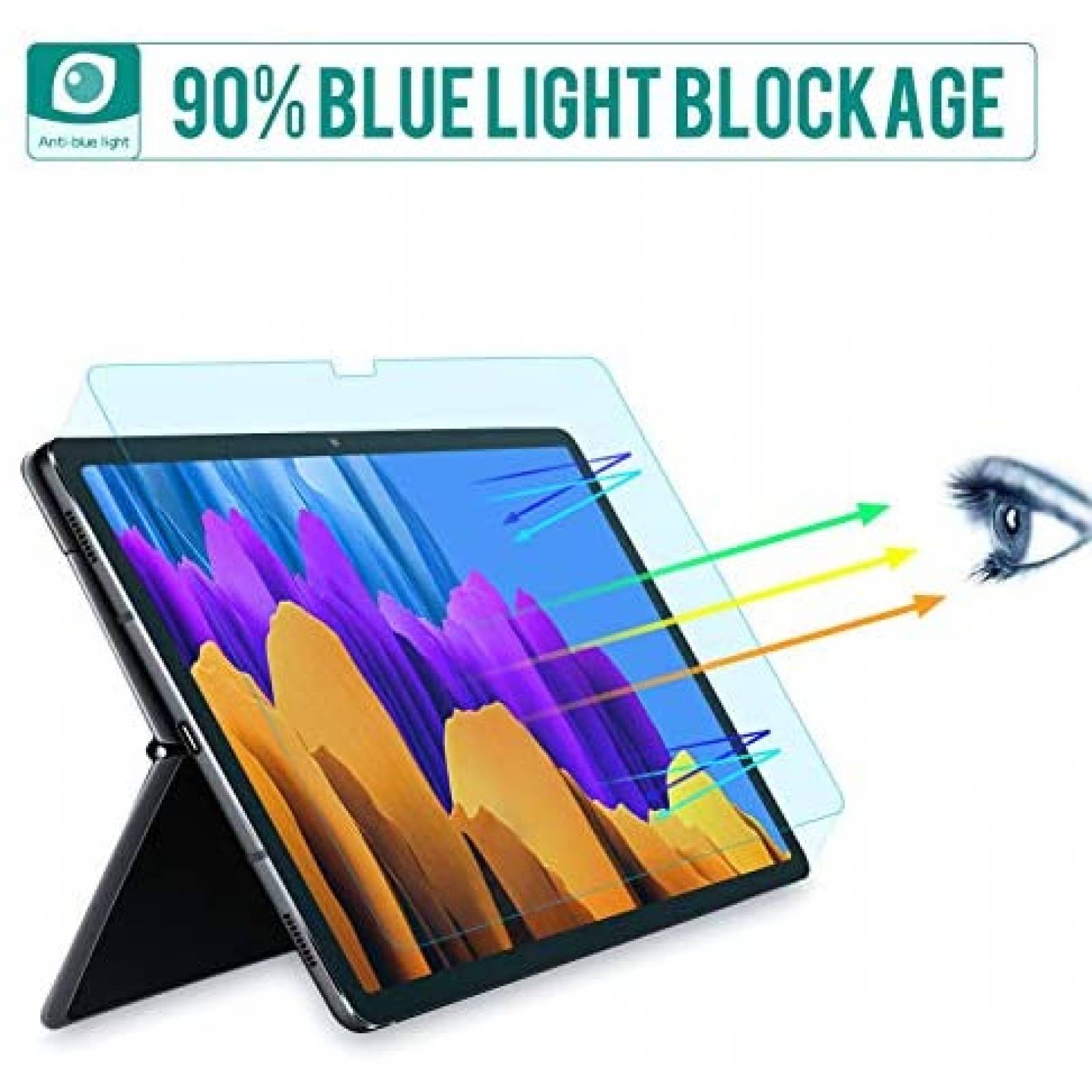 Protector de Pantalla ZOEGAA Bloqueo de Luz Azul para Tablet