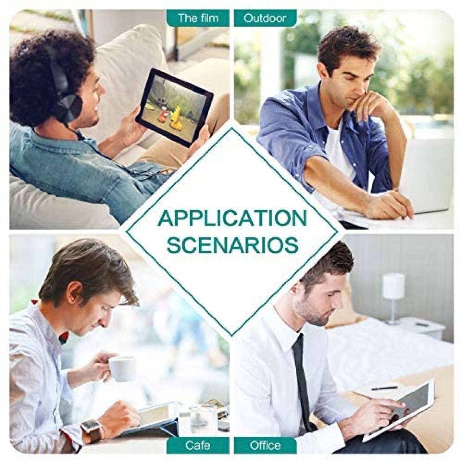 Protector de Pantalla ZOEGAA Bloqueo de Luz Azul para Tablet