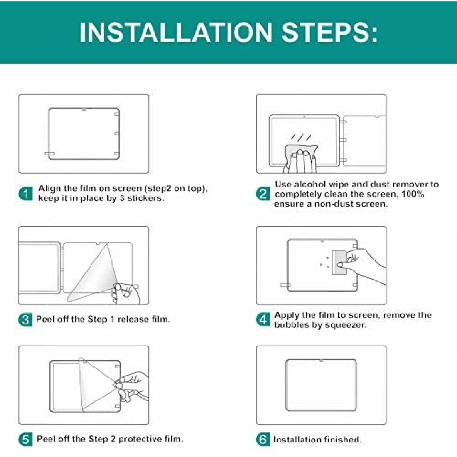 Protector de Pantalla ZOEGAA Bloqueo de Luz Azul para Tablet