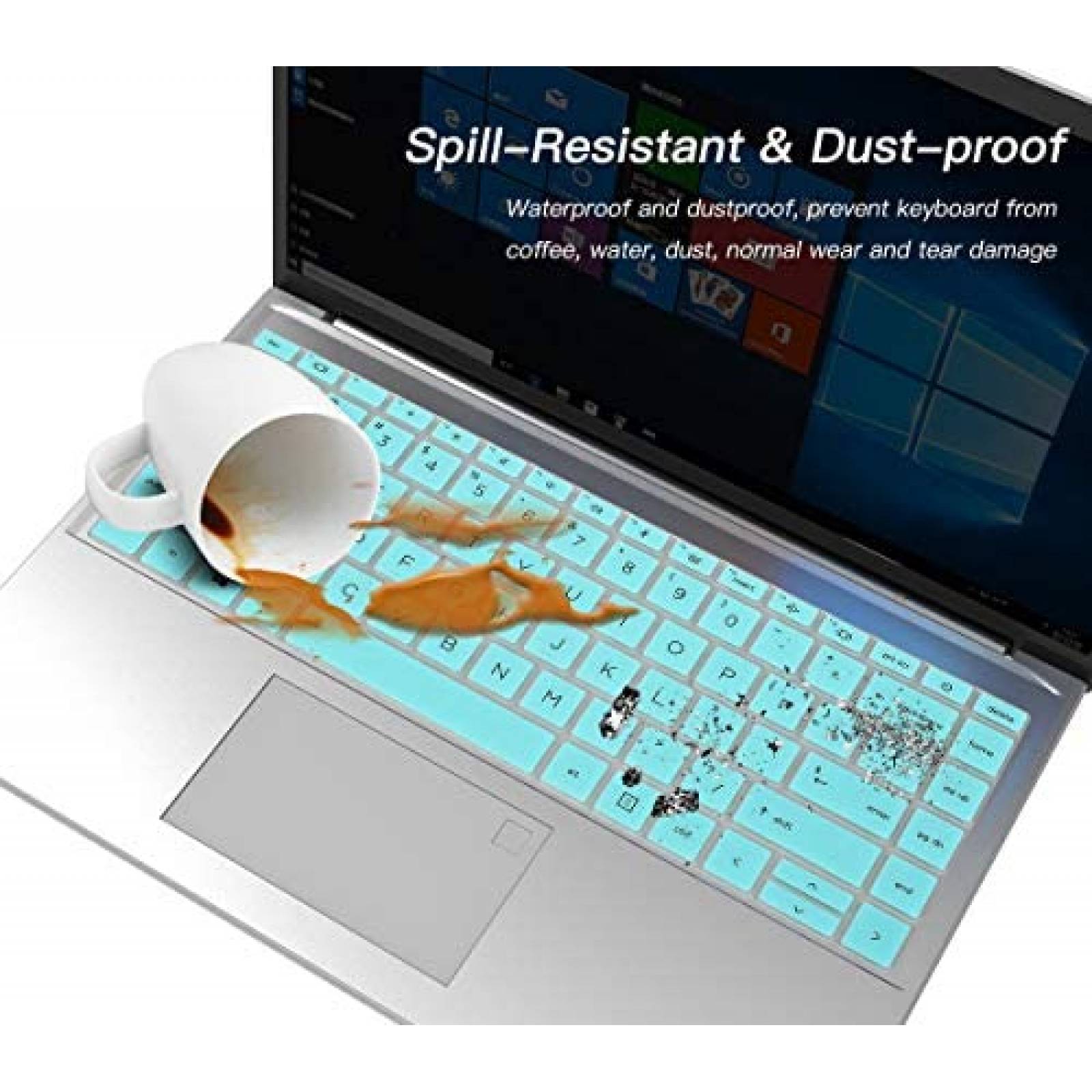 Protector de Teclado CaseBuy para HP EliteBook 14'' -Celeste