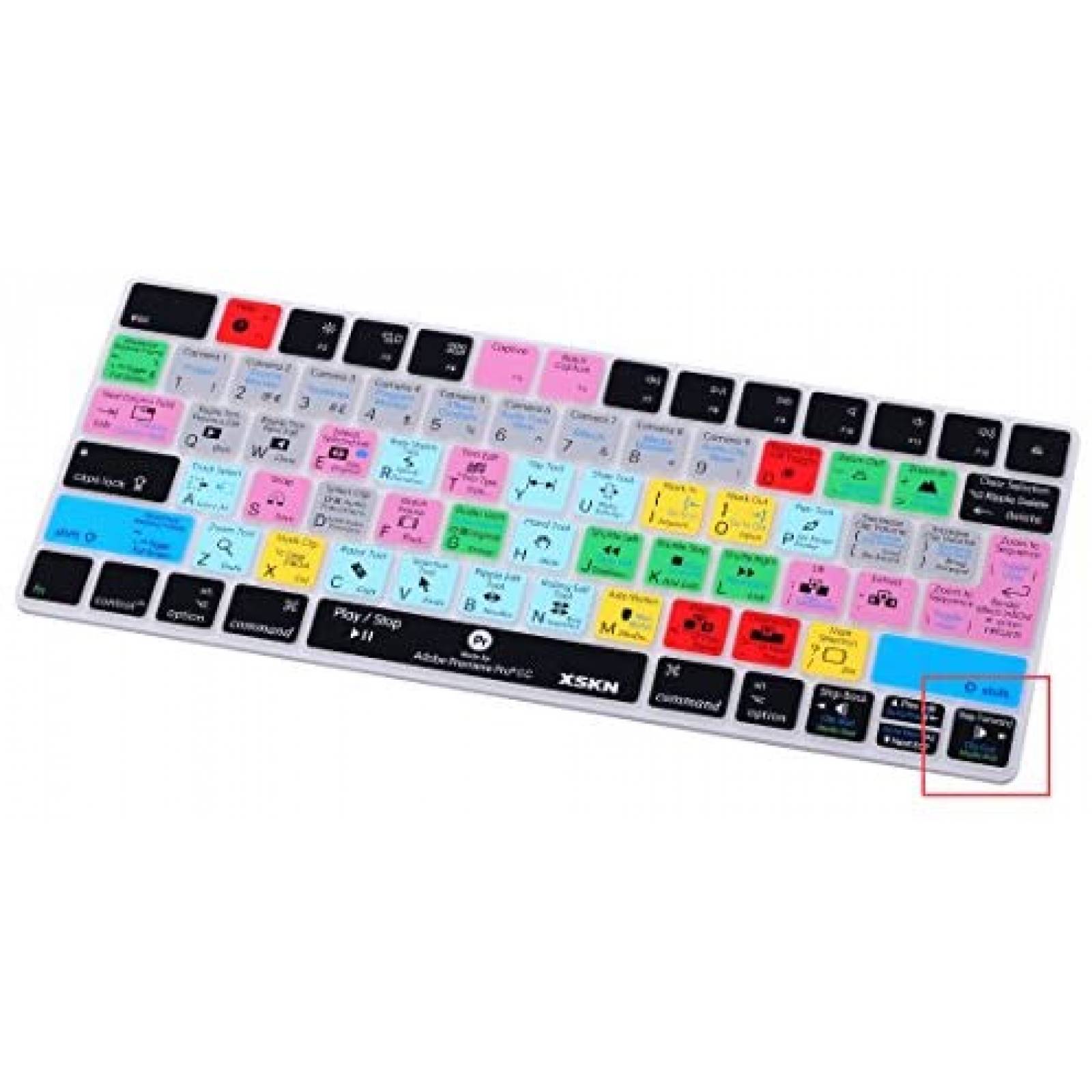Protector de Teclado XSKN para Adobe Premiere -Multicolor
