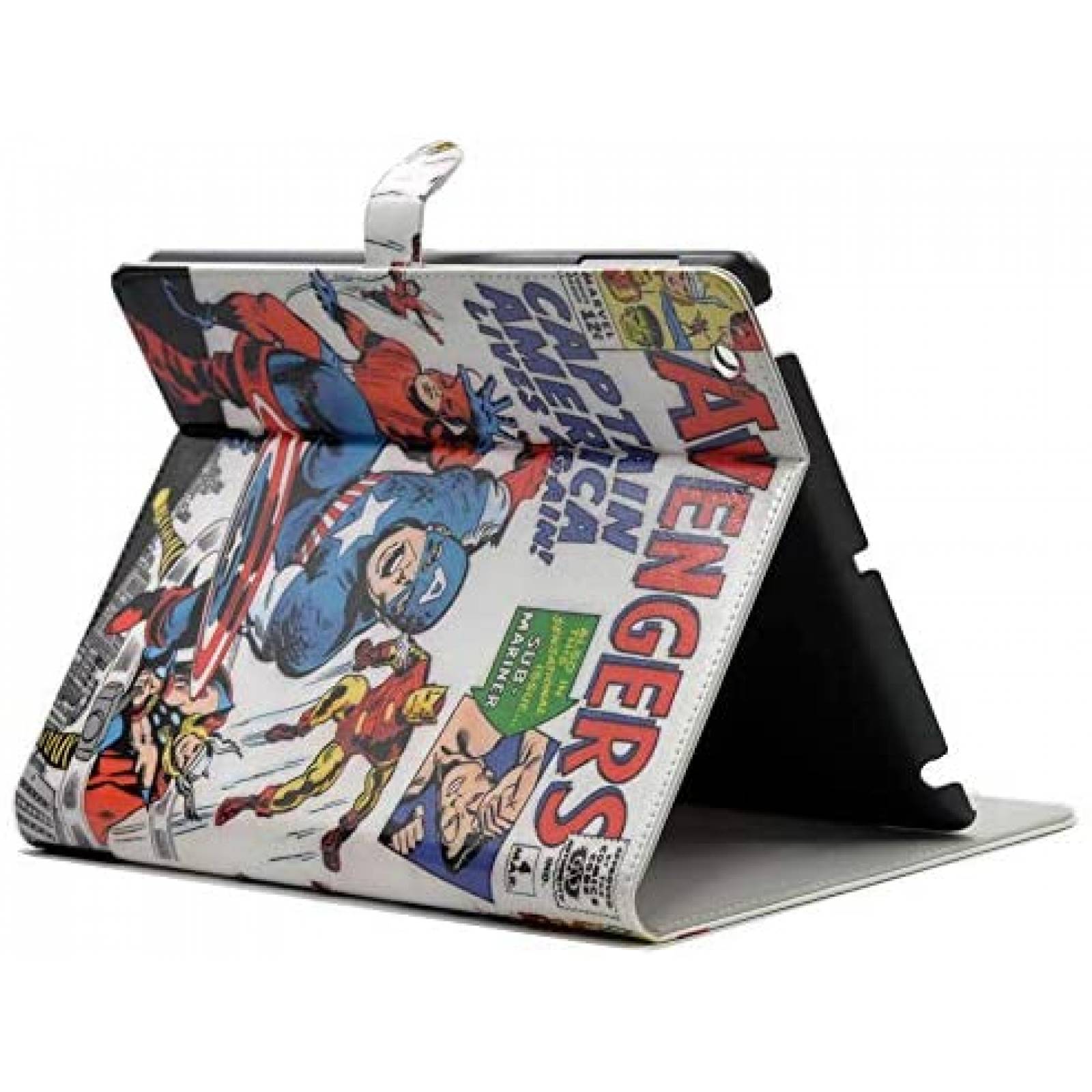 Funda TPACC para iPad 2/3/4 9.7'' Marvel Comics -Blanco