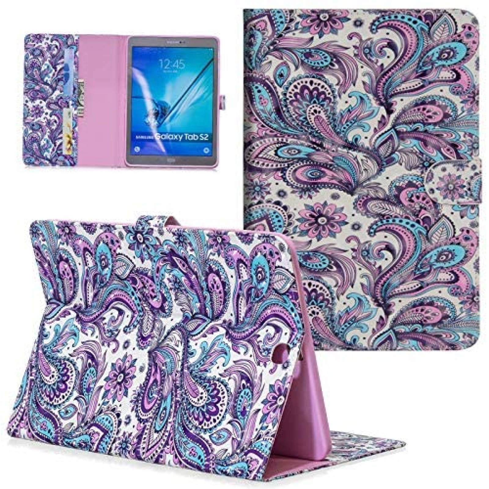 Funda UUcovers Compatible Para Samsung Galaxy Tab S2 -Morado