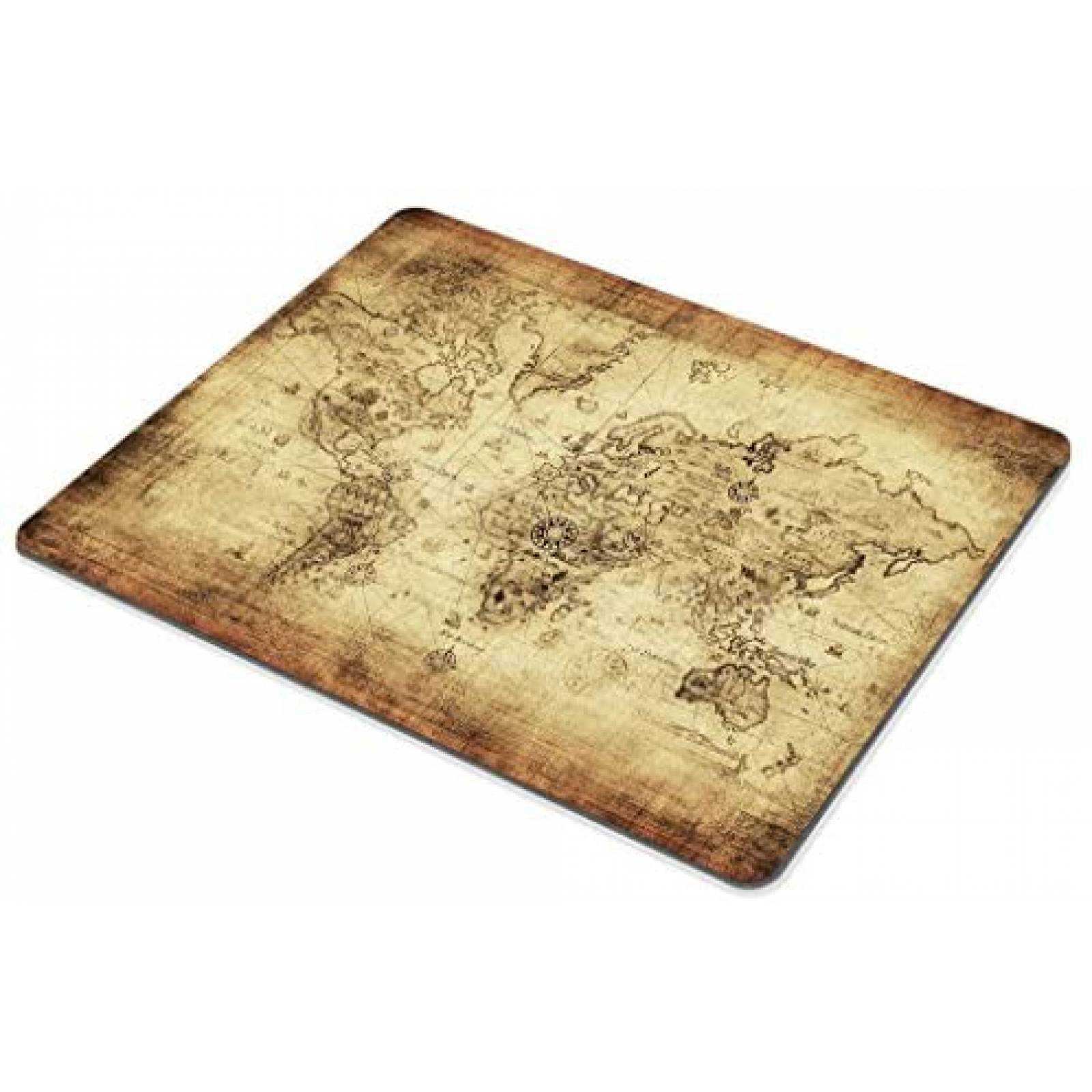 Mouse Pad Smooffly de 240MM X 200MM X 3MM Mapa Mundi -Cafe