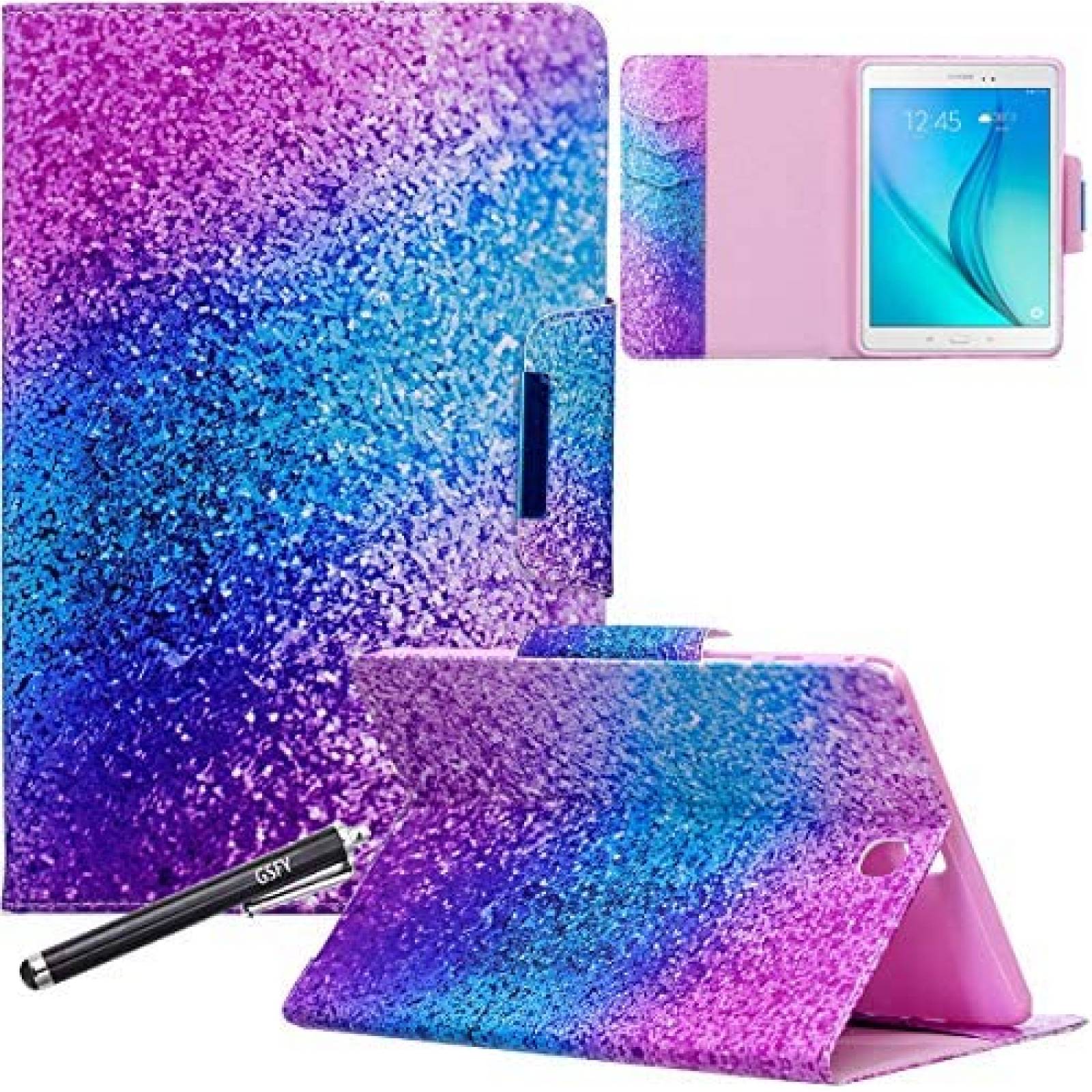 Funda NewShine SM-T550 para Galaxy Tab A 9.7'' -Rosa/Azul
