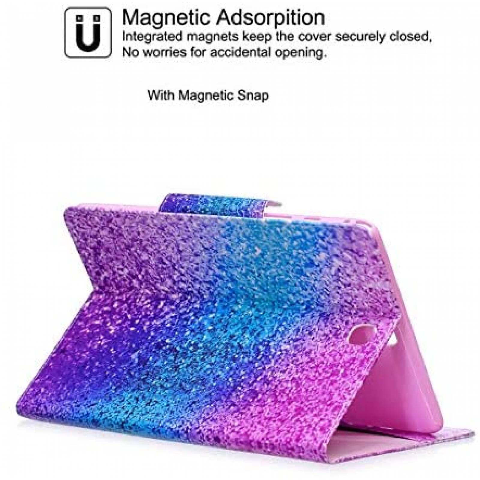 Funda NewShine SM-T550 para Galaxy Tab A 9.7'' -Rosa/Azul