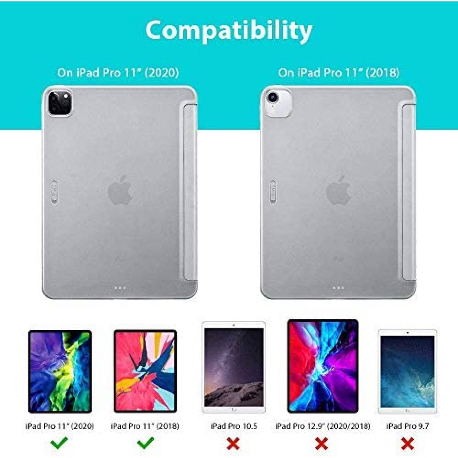 Funda May Chen Cerebro Acuarela Compatible con iPad Pro 11"