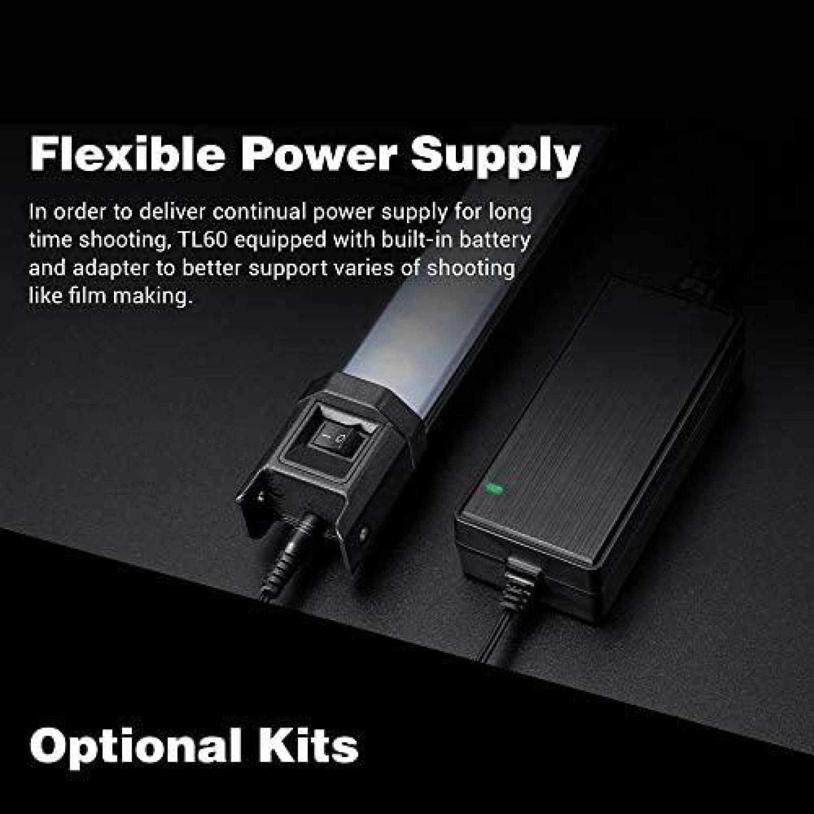 Tubo de Luz LED Godox TL60 Full-Color RGB 2700k-6500K -Negro