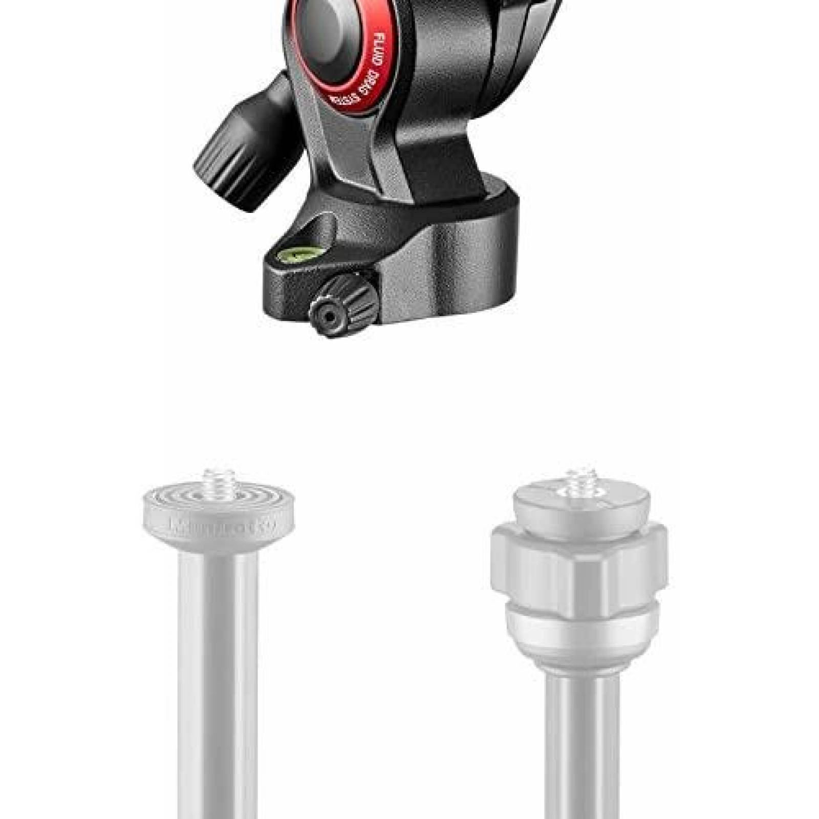 Cabezal De Video Manfrotto MVH400AHUS Ligero De Viaje -Negro