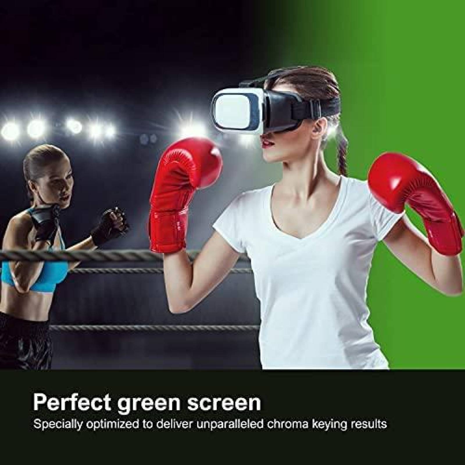 Pantalla Verde Julius Studio Plegable con Soporte a 5.9ft