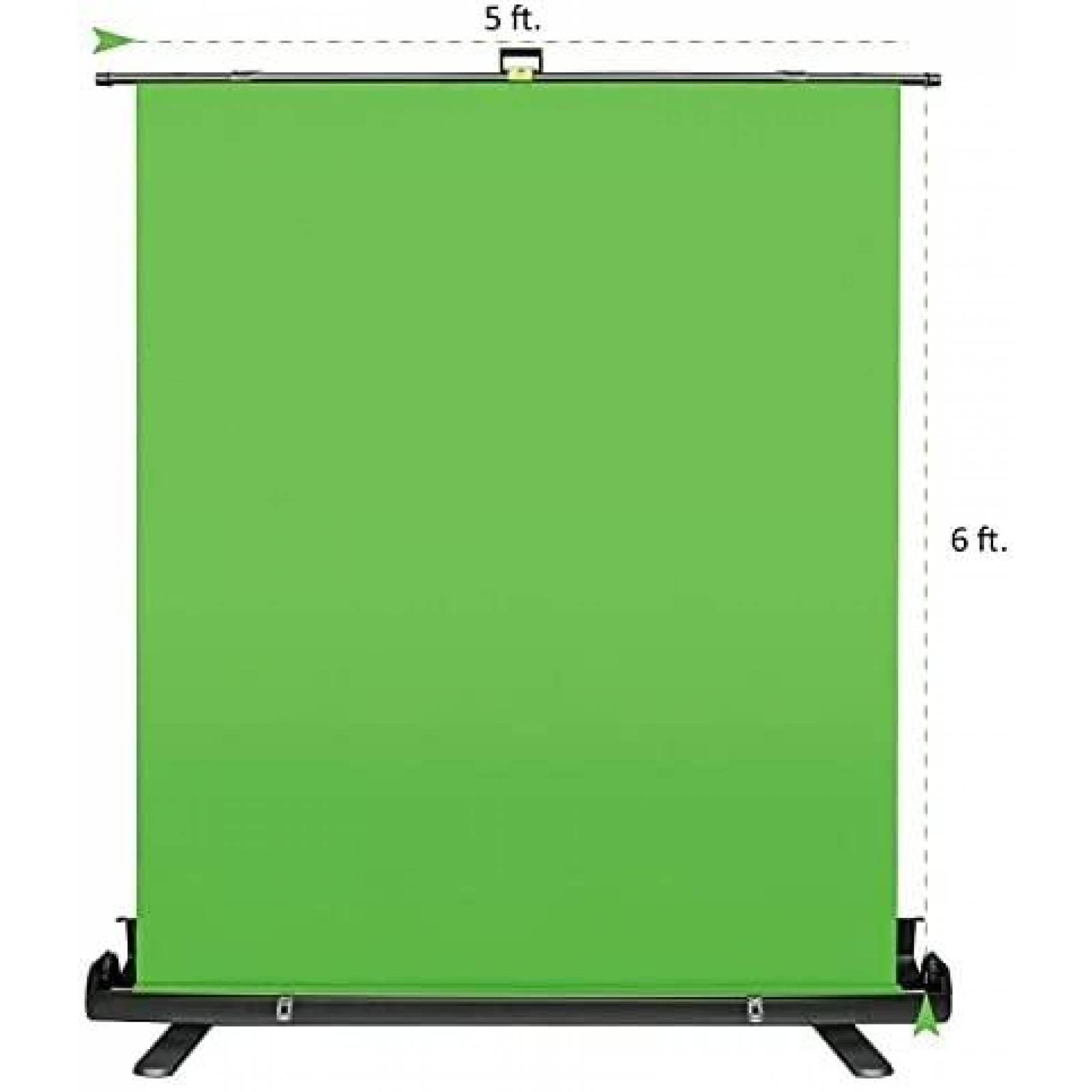 Pantalla Verde Julius Studio Plegable con Soporte a 5.9ft