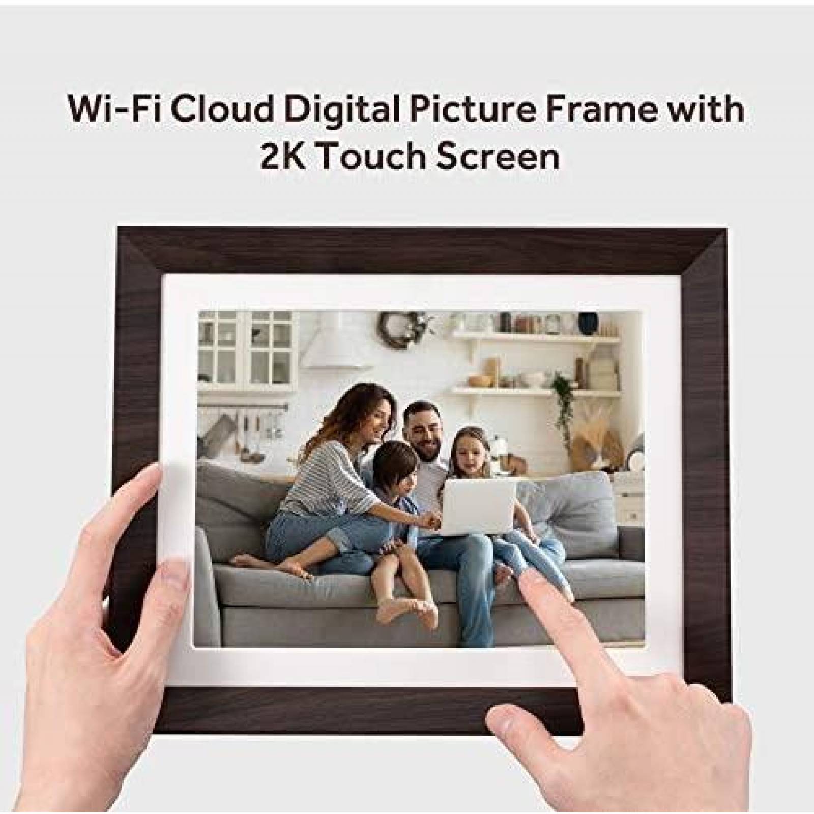 Marco Digital Photo Club 11'' 2K Tactil de Fotos -Cafe