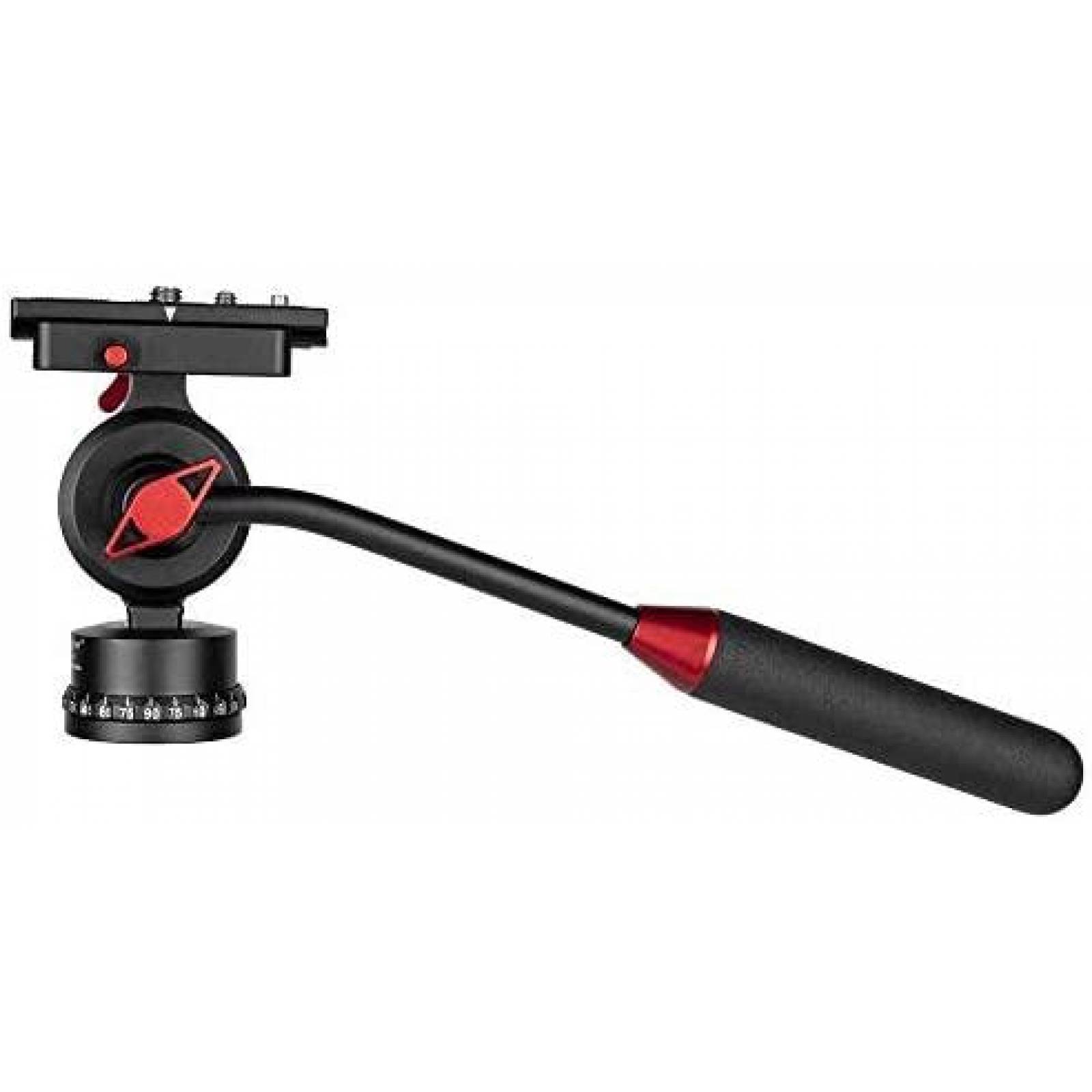 Cabezal de Tripie ProMaster SPCH20 de Cine -Negro/Rojo