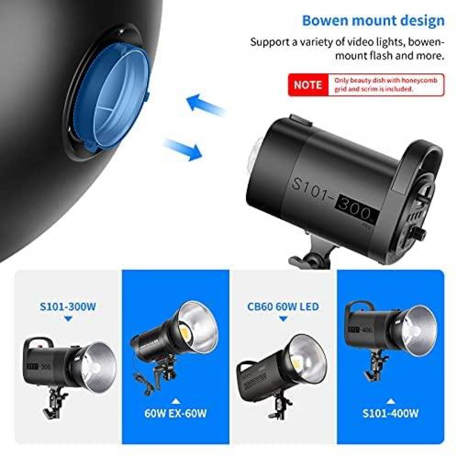 Reflector Neewer Durable y Ligero para Fotografia -Negro