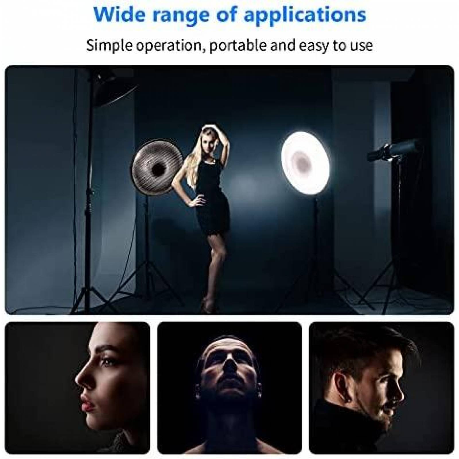 Reflector Neewer Durable y Ligero para Fotografia -Negro