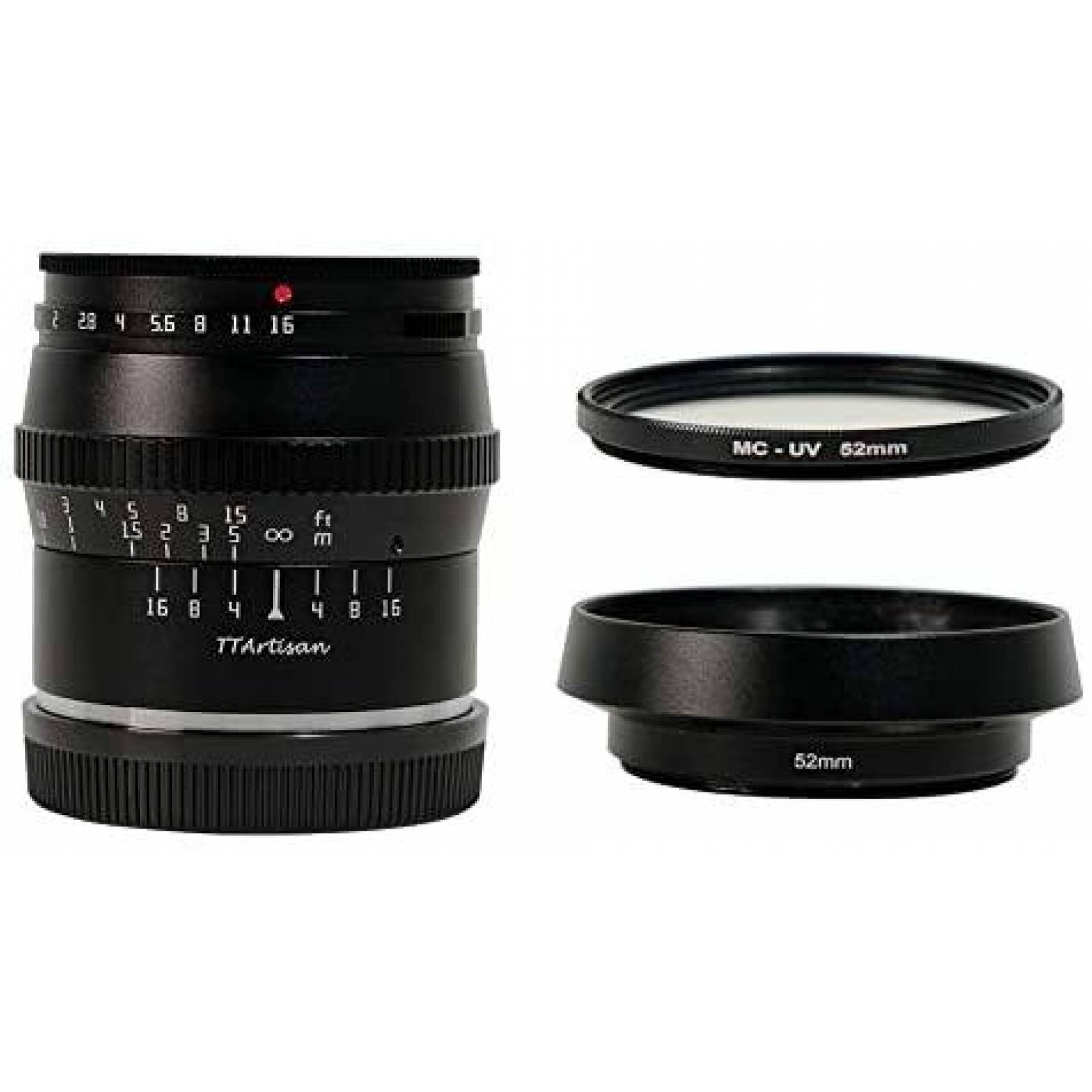 Lente de Camara de Fotografia TTArtisan 50mm F1.2 -Negro