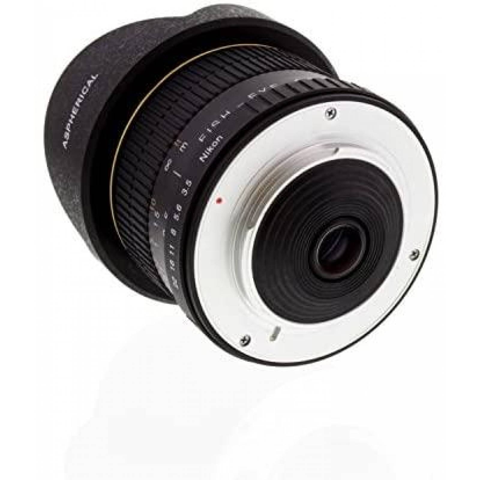Lente Albinar Aspherical Fisheye 6.5mm f/3.5 HD Nikon