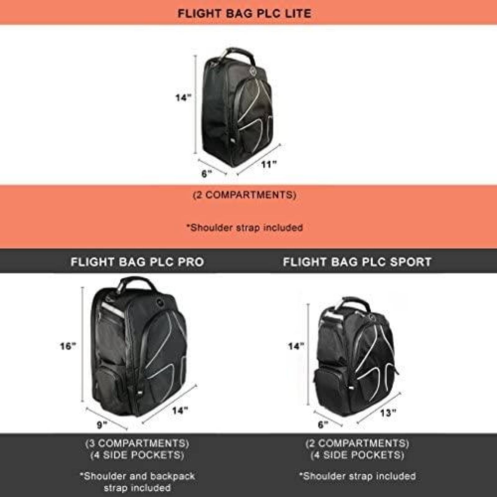 Bolsa de viaje MYGOFLIGHT PLC Lite de nailon balistico