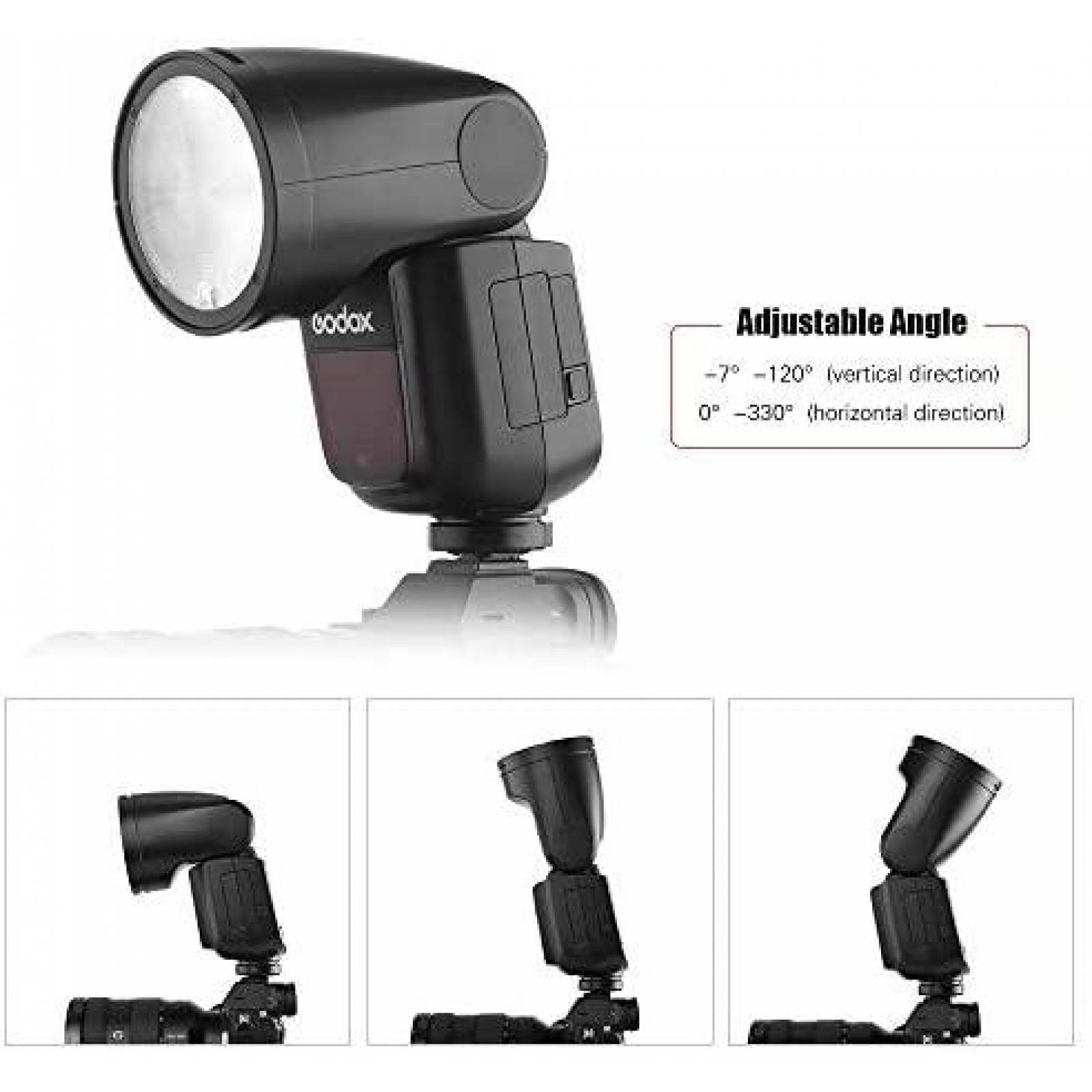 Flash Fotografico Godox V1S para Sony a7RII -Negro