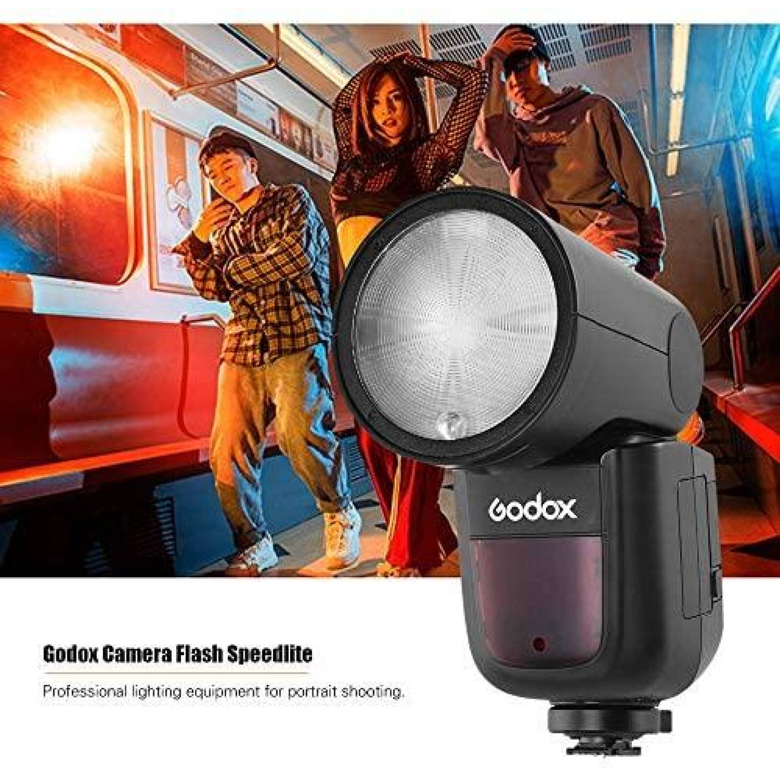 Flash Fotografico Godox V1S para Sony a7RII -Negro