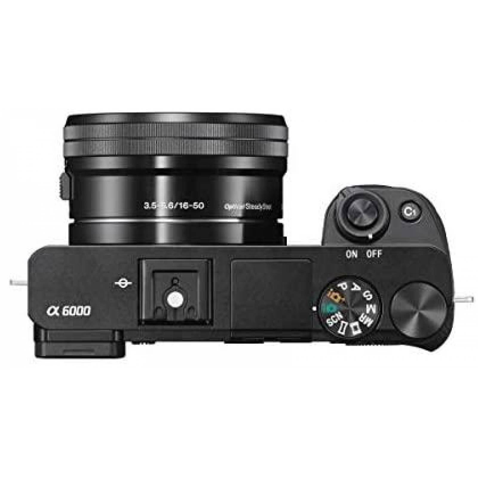 Camara Profesional Sony Alpha A6000 Digital 16-50mm -Negro