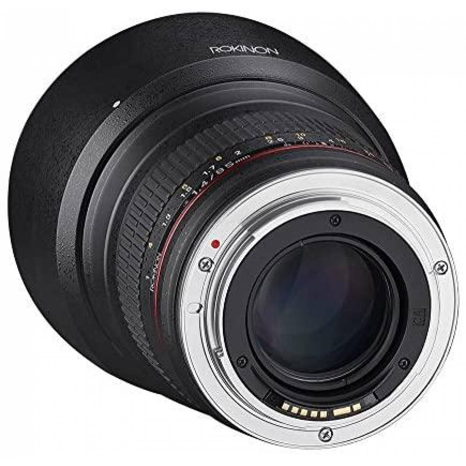 Lente de Camara de Fotografia Rokinon 85mm F1.4 -Negro