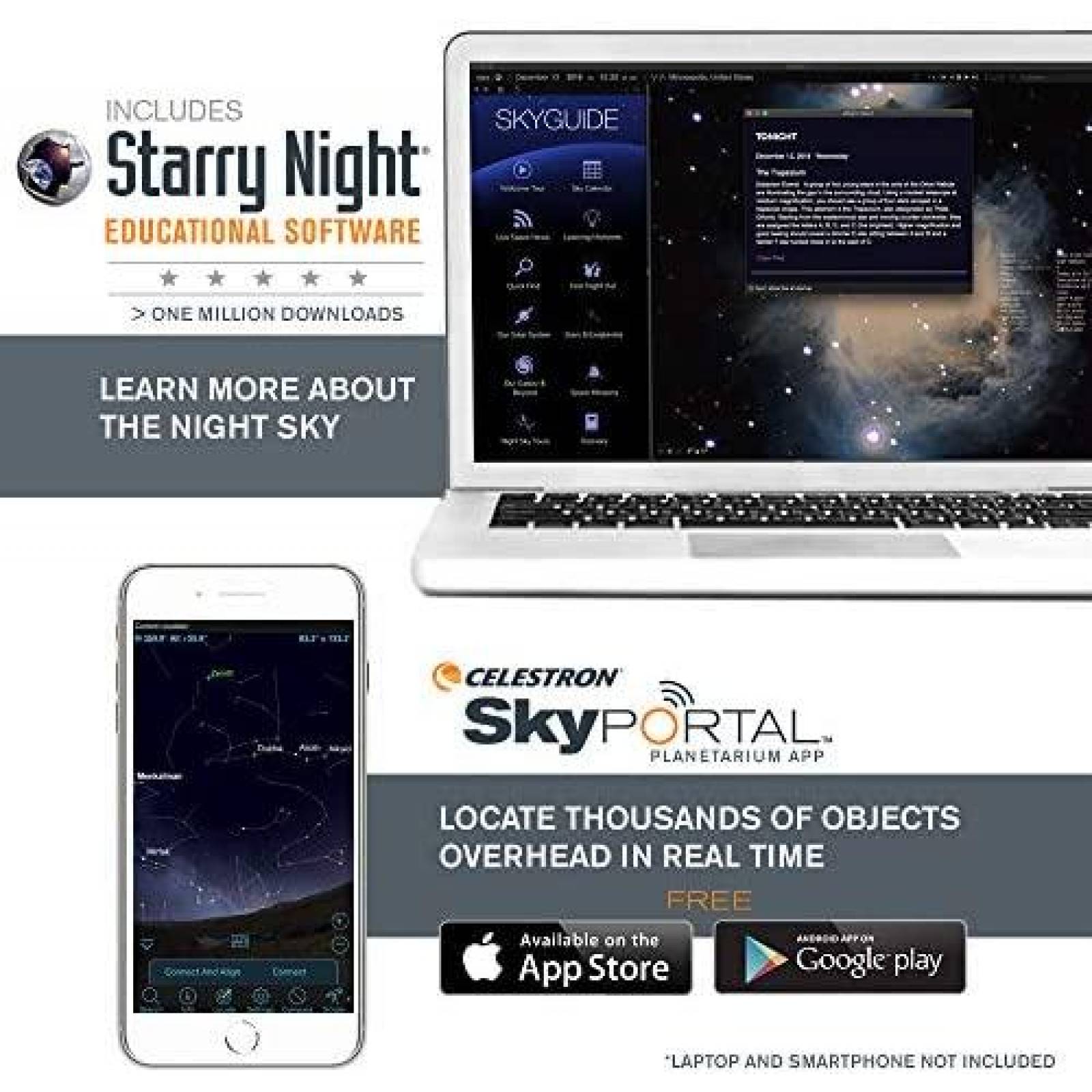 Telescopio Celestron AstroMaster 114EQ de 114 mm Refractor